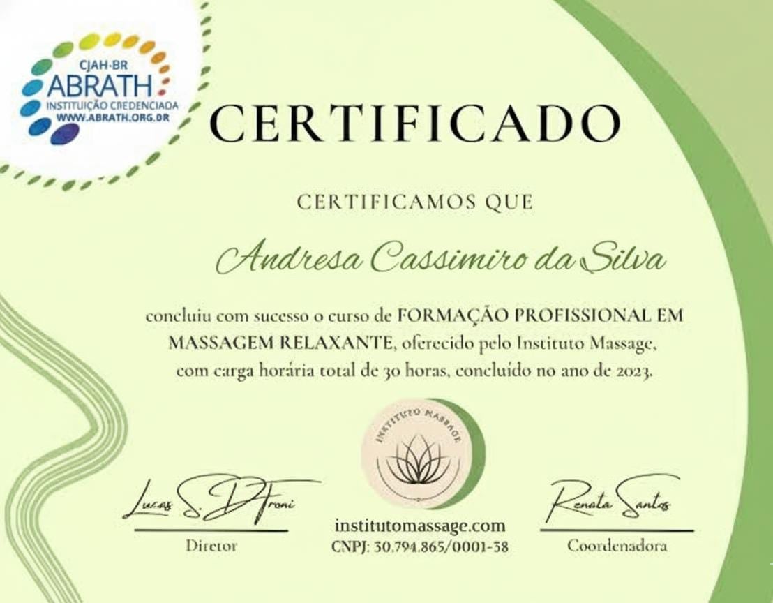 Certificado Profissional