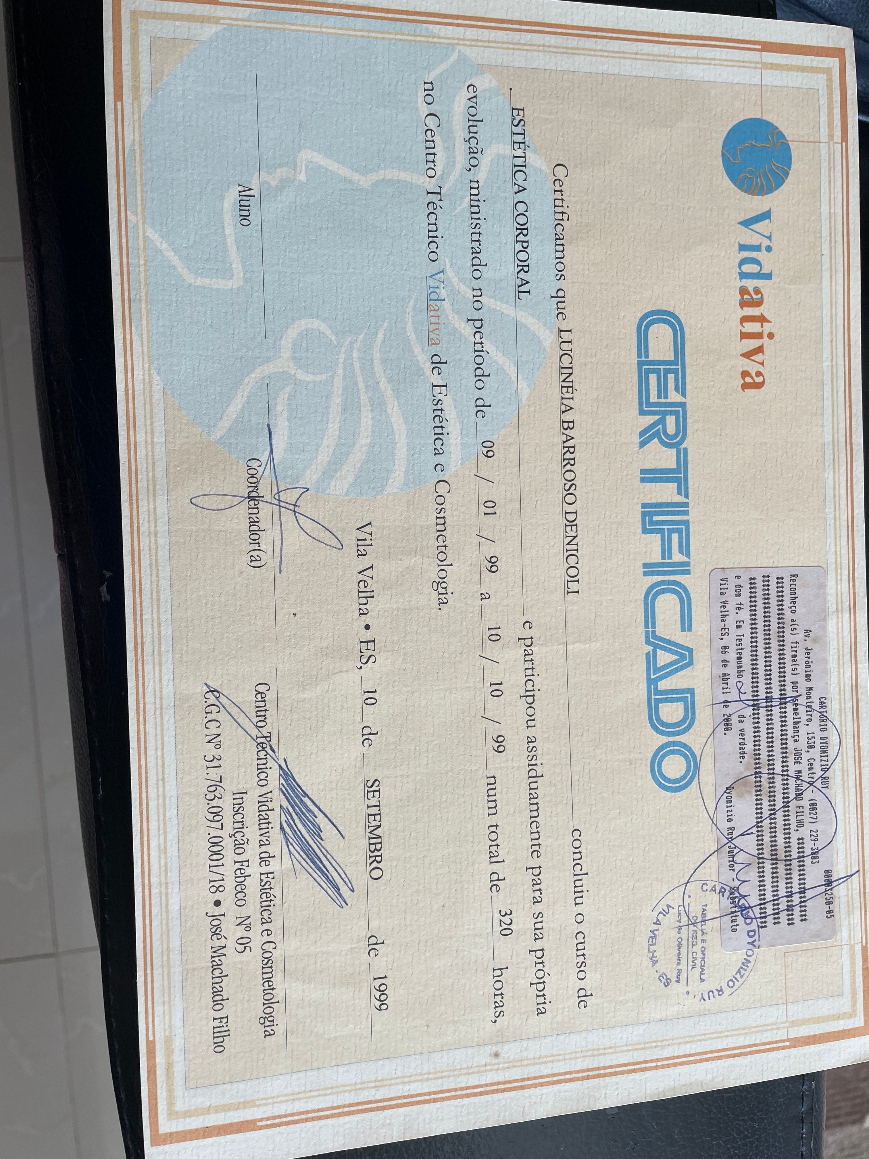 Certificado Profissional