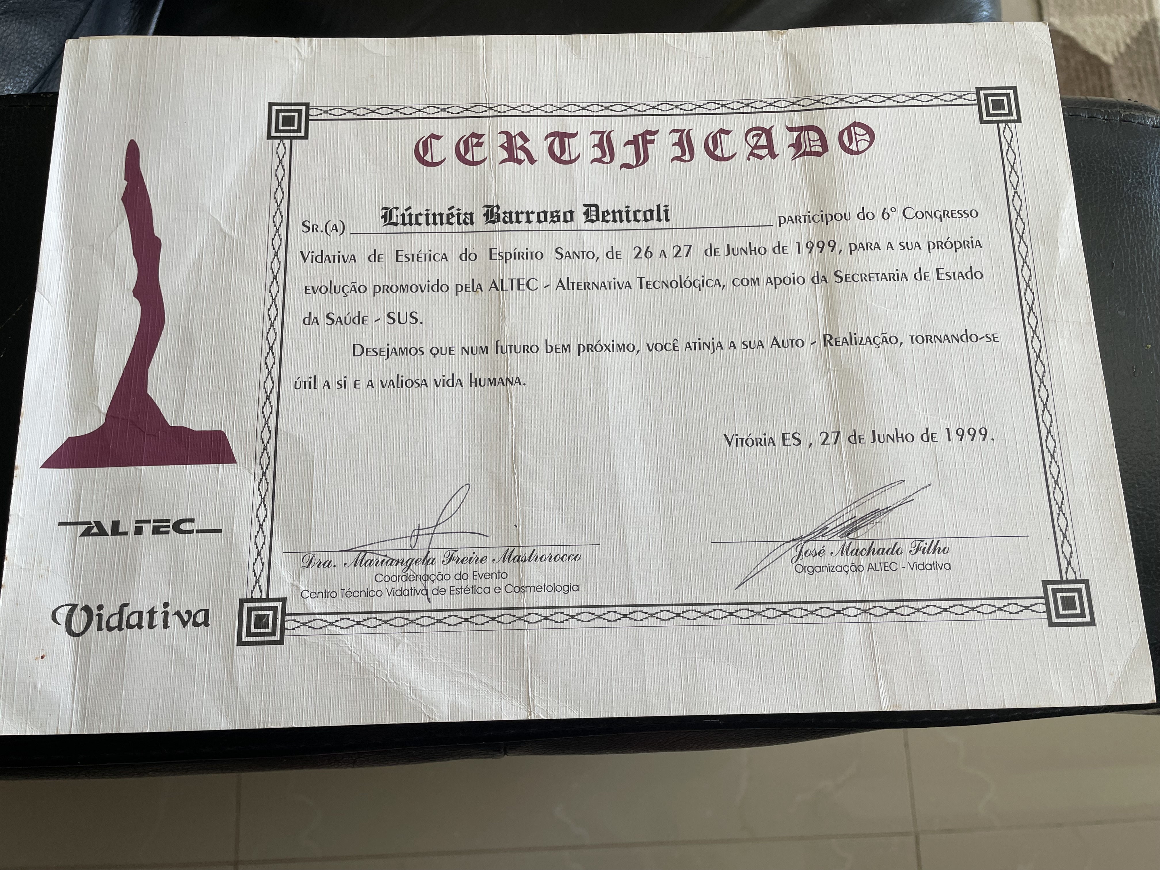 Certificado Profissional