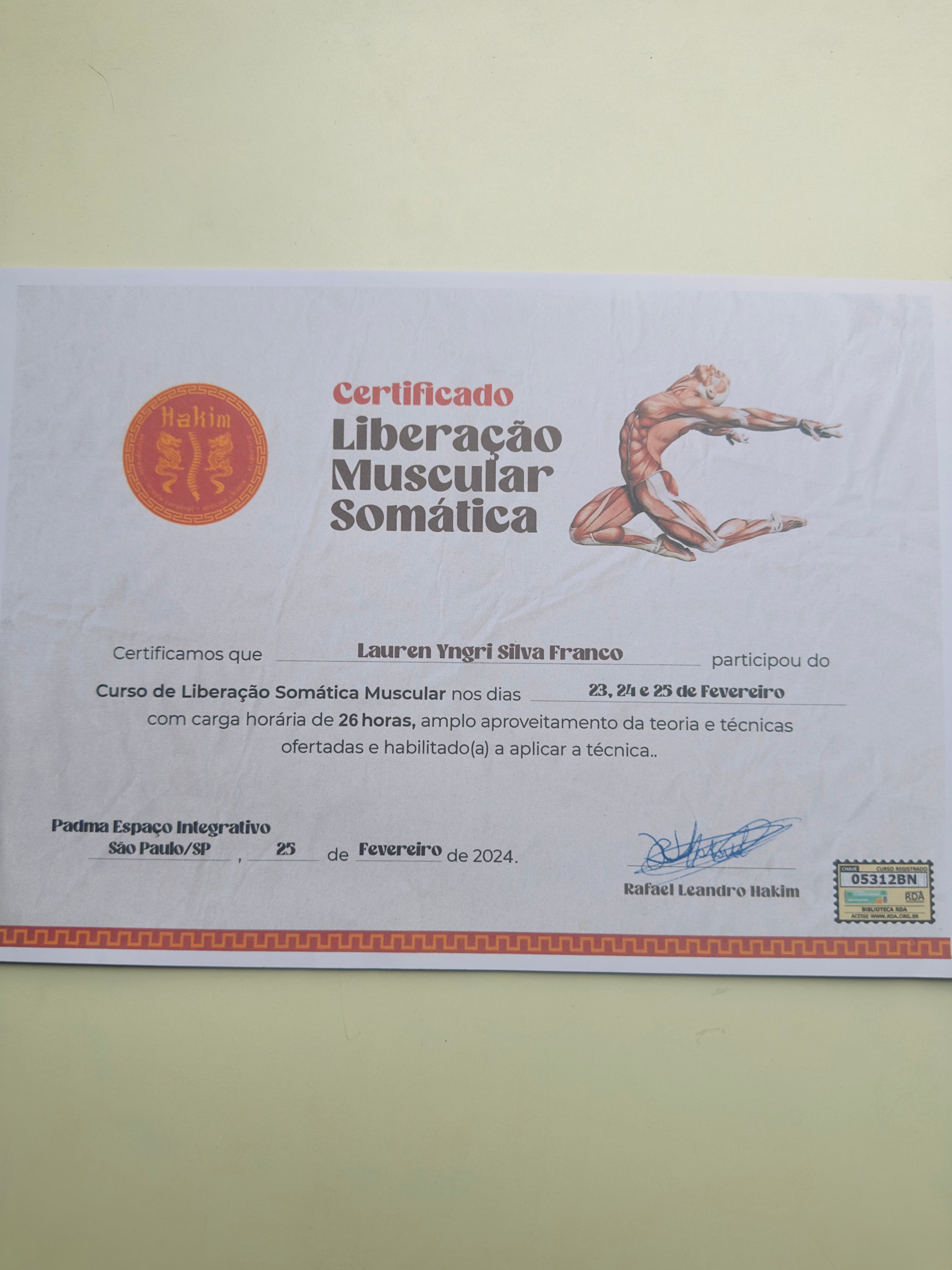 Certificado Profissional