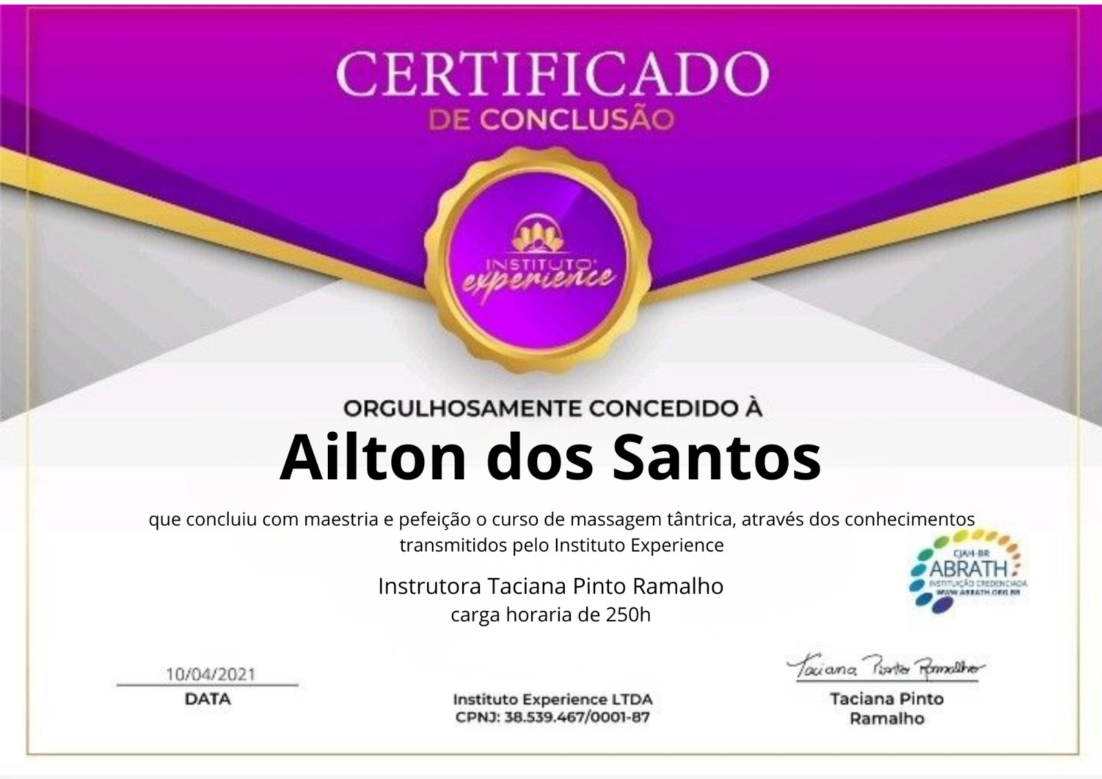 Certificado Profissional