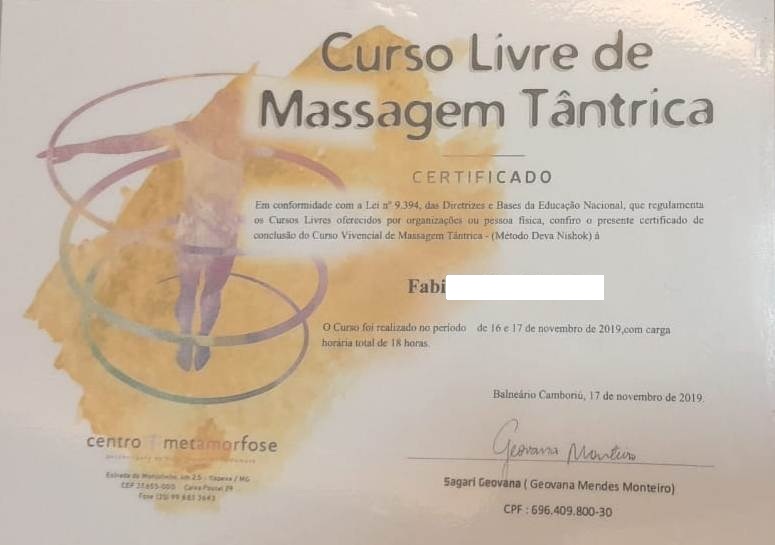 Certificado Profissional