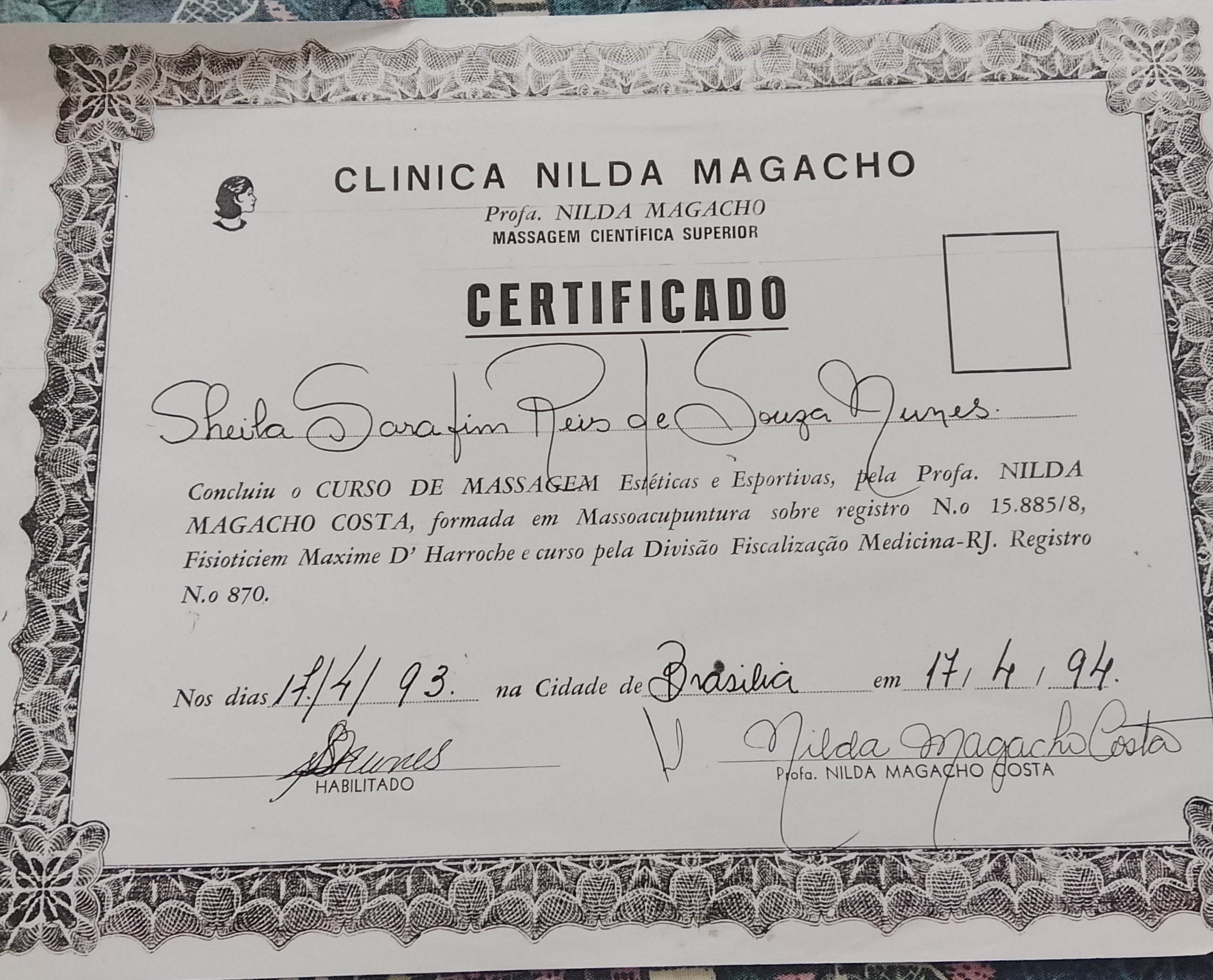 Certificado Profissional