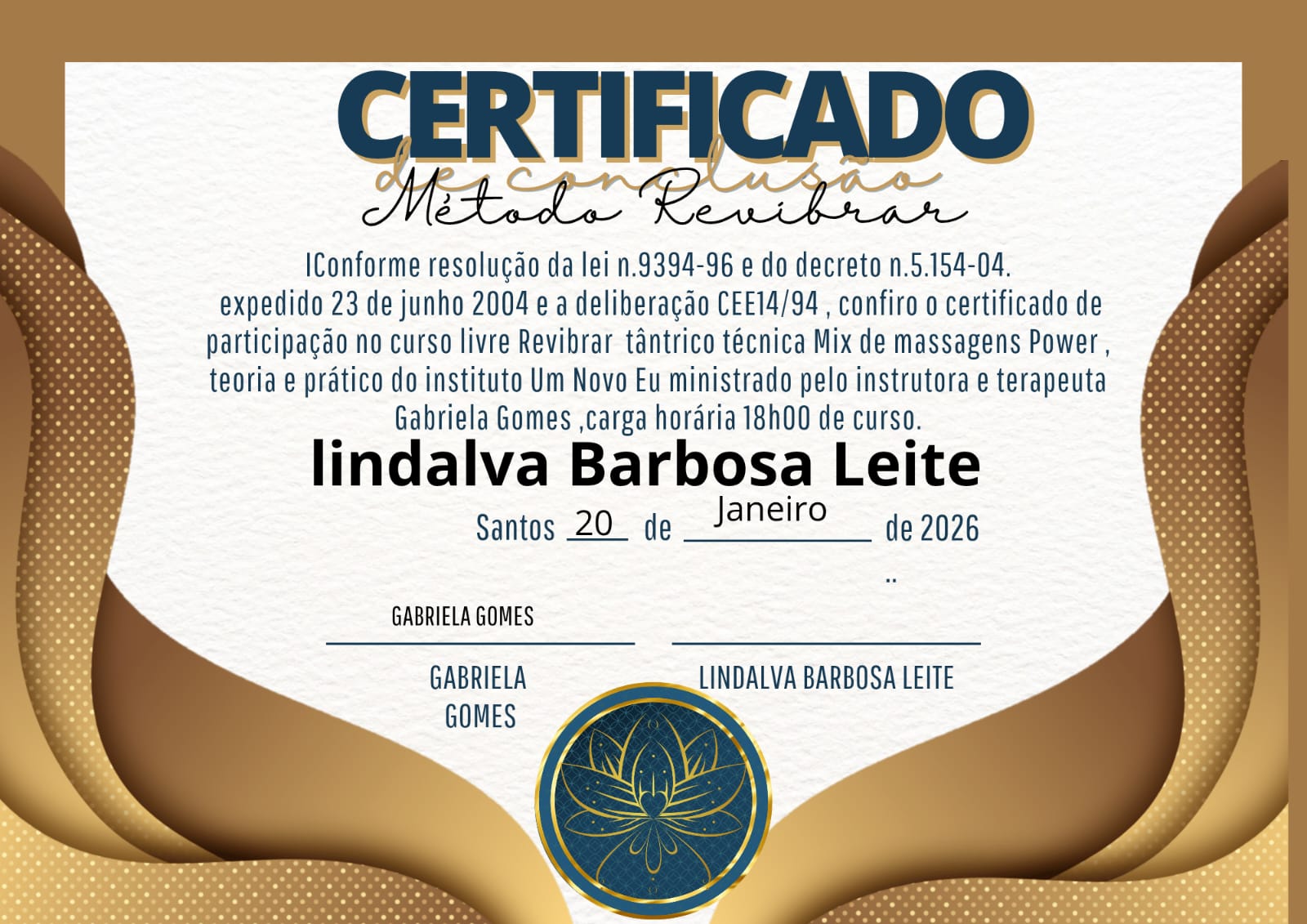 Certificado Profissional