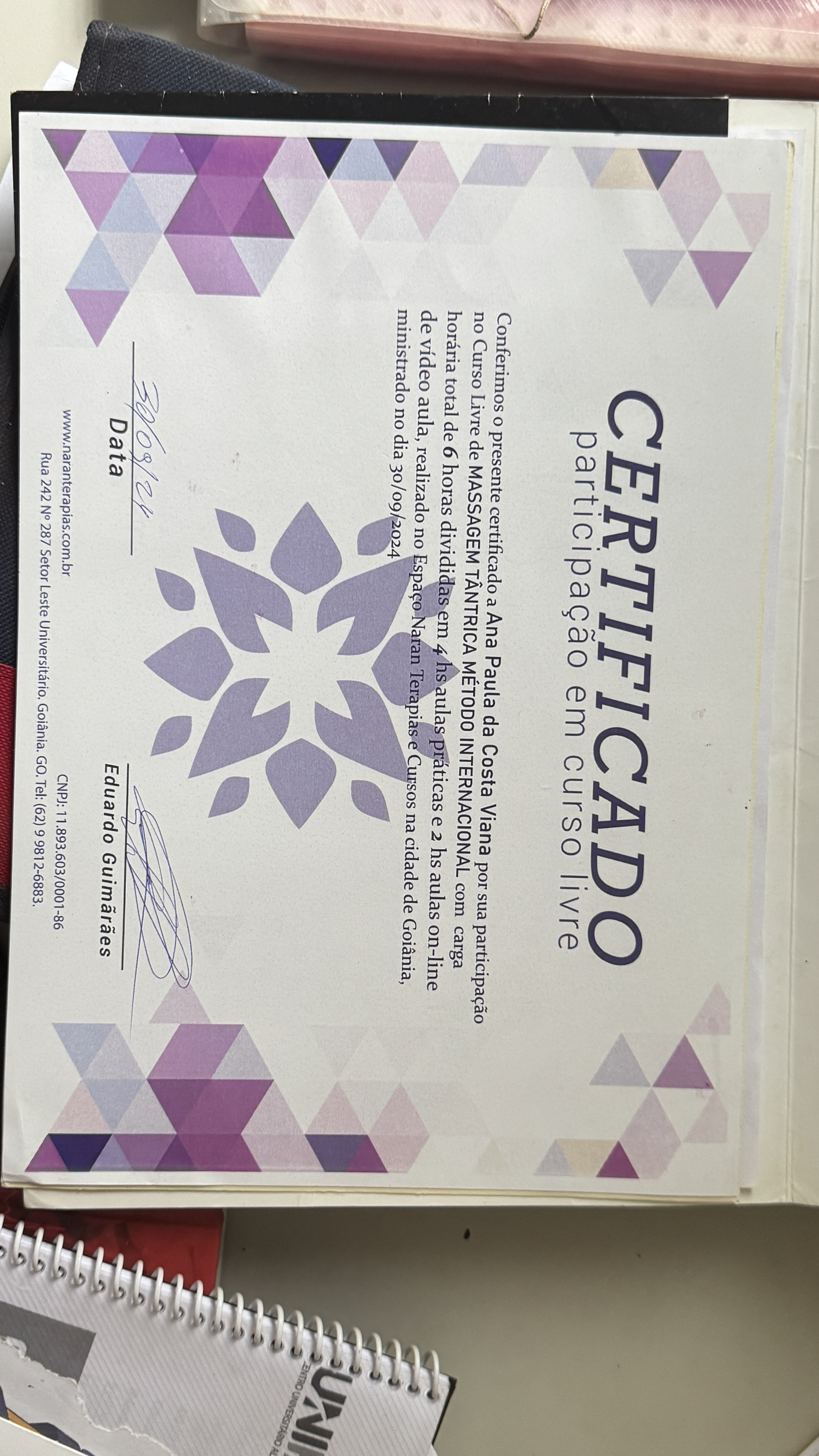 Certificado Profissional