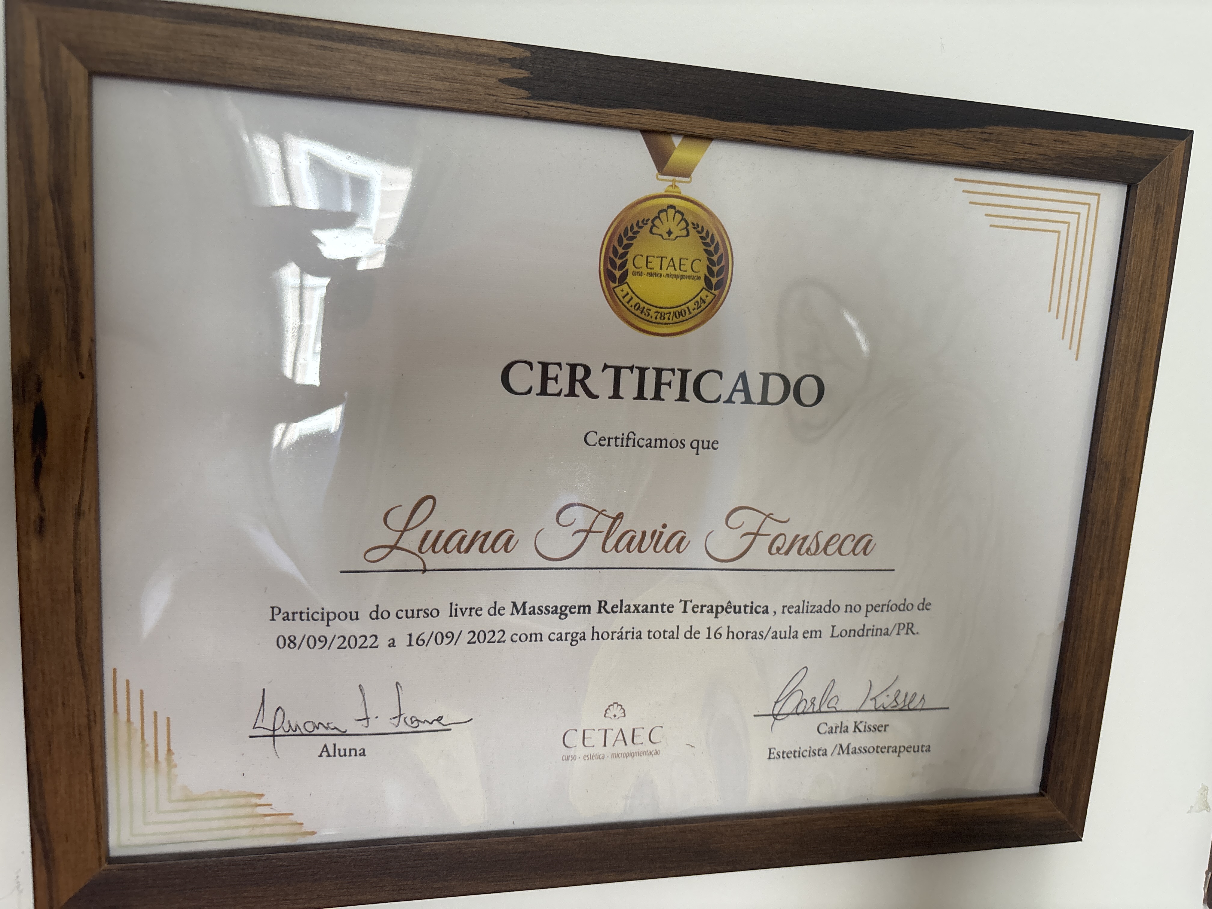 Certificado Profissional