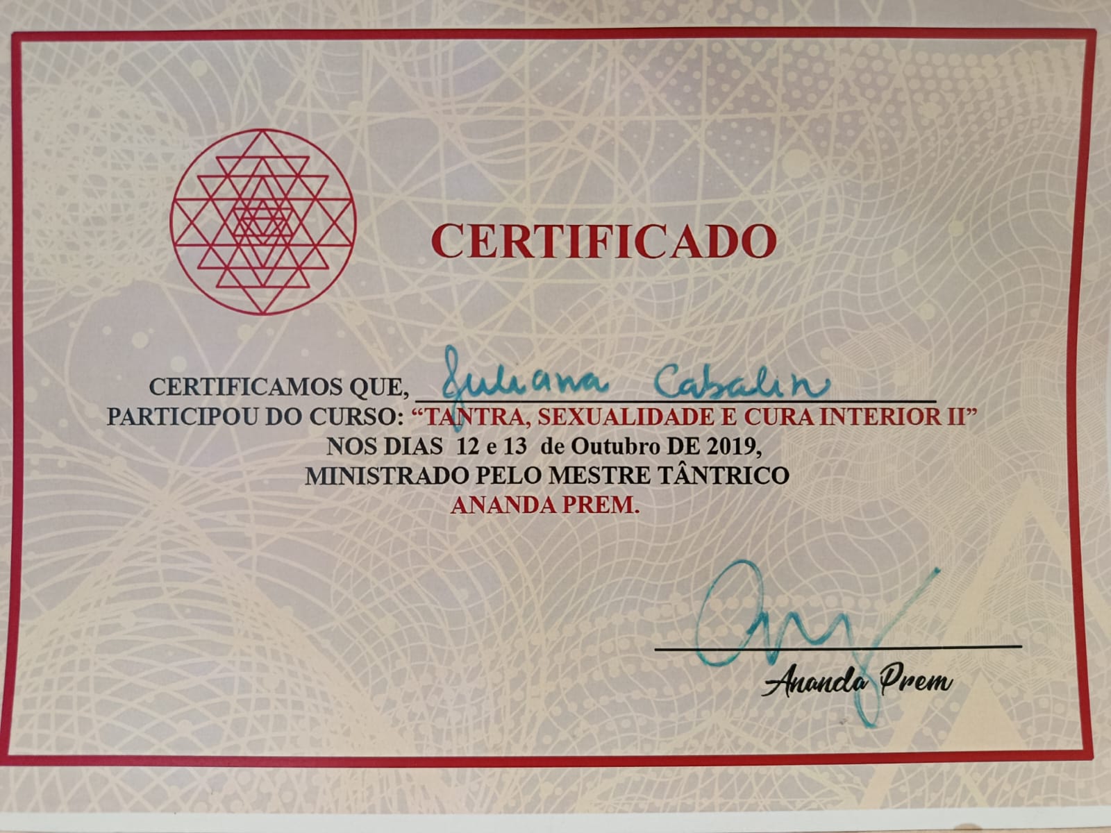 Certificado Profissional