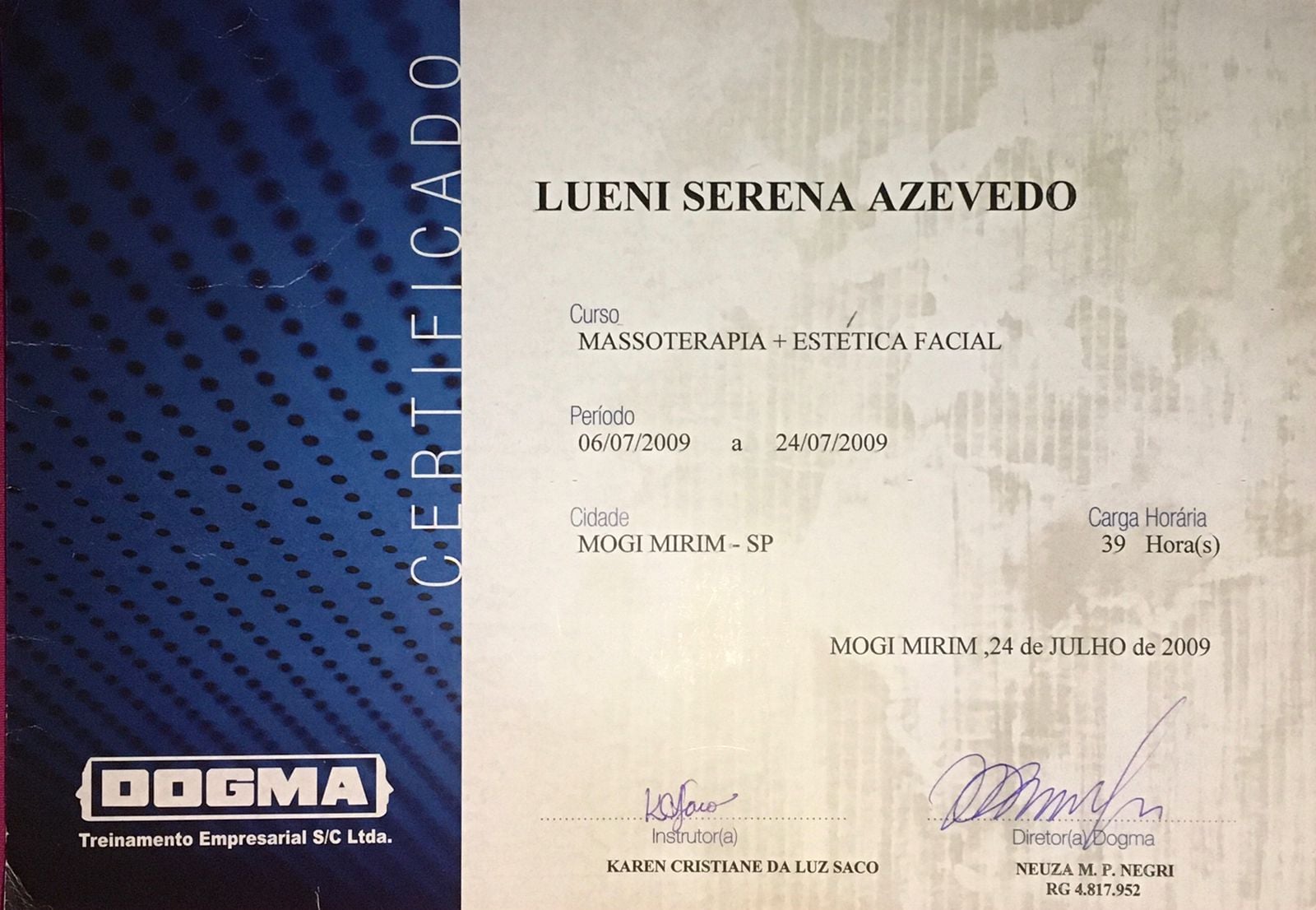Certificado Profissional