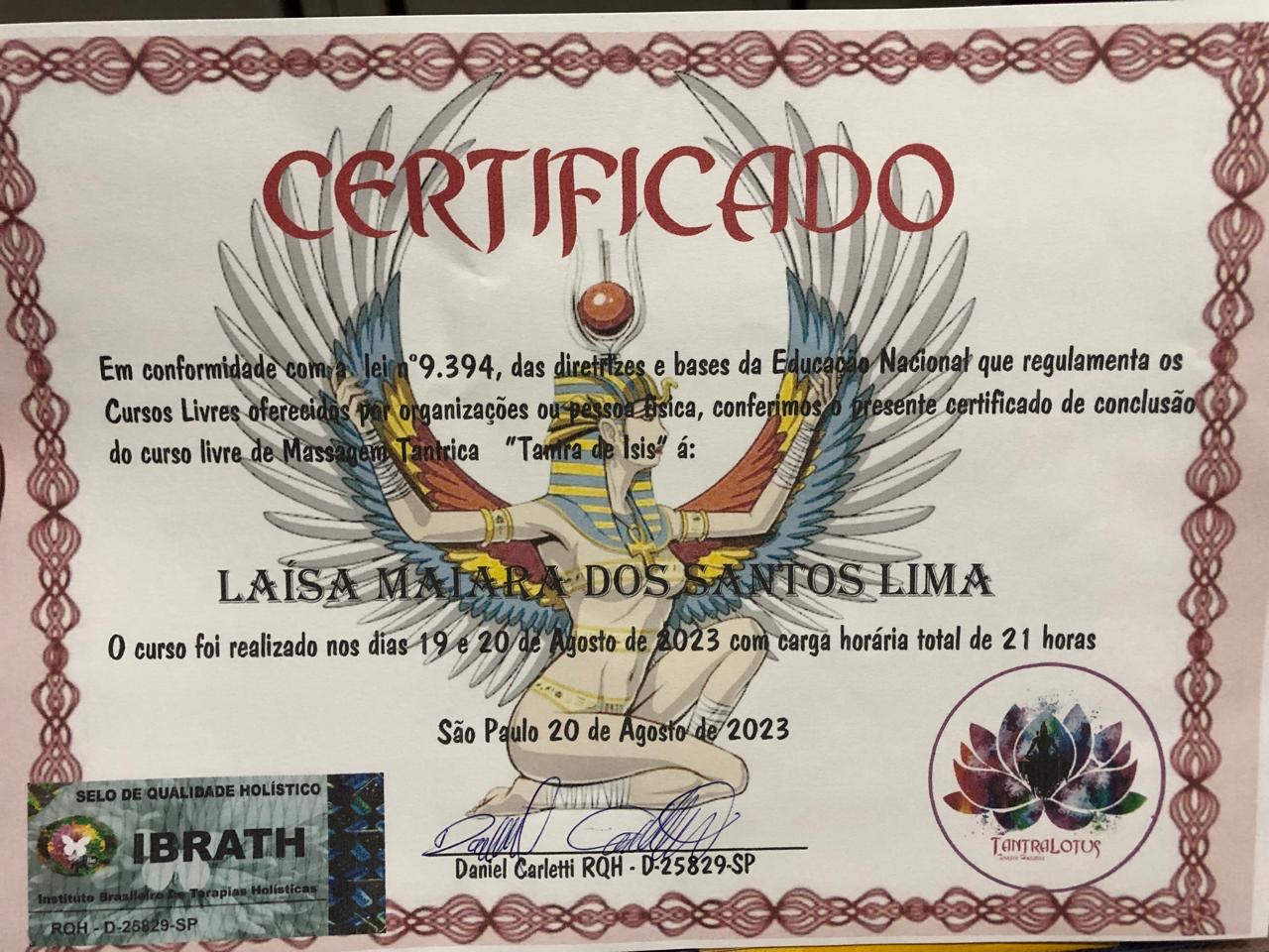 Certificado Profissional