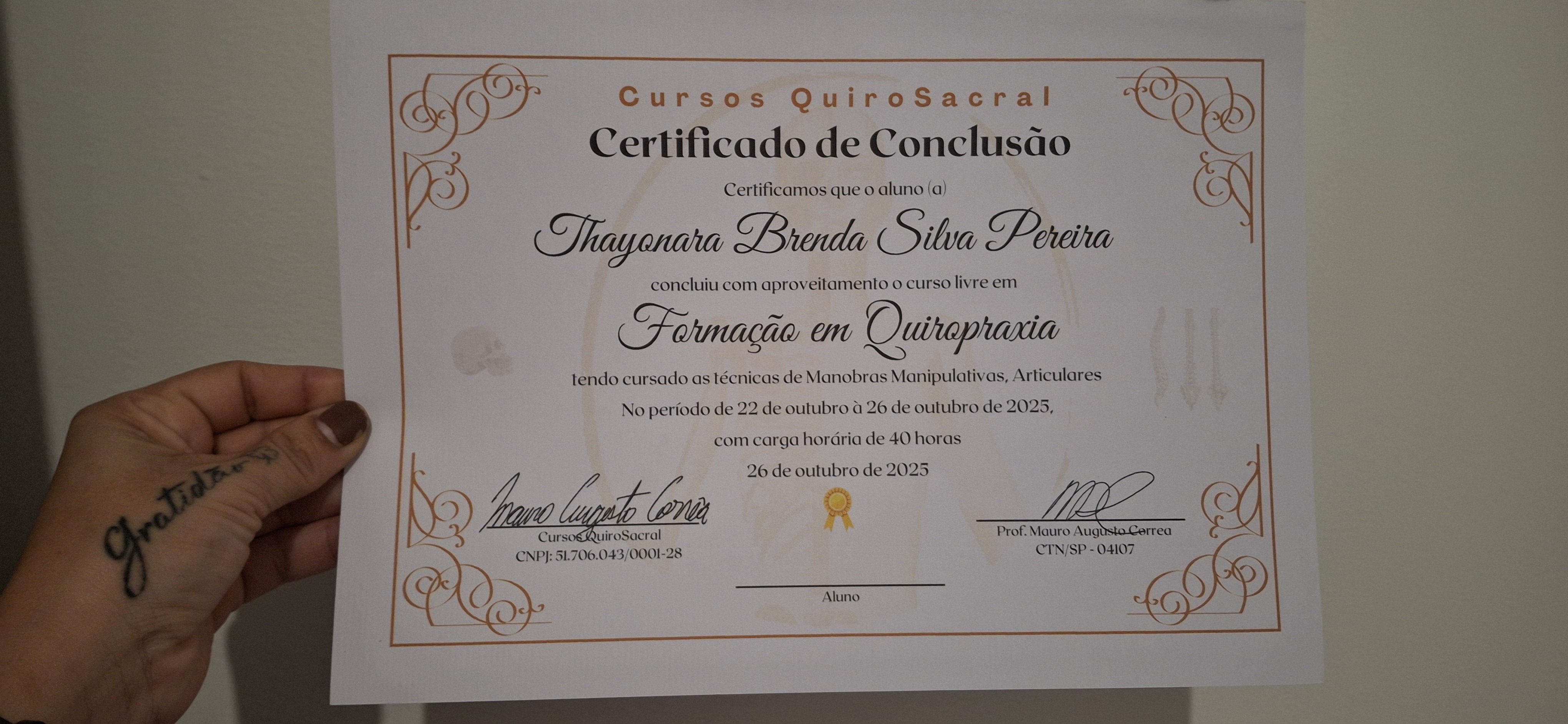 Certificado Profissional