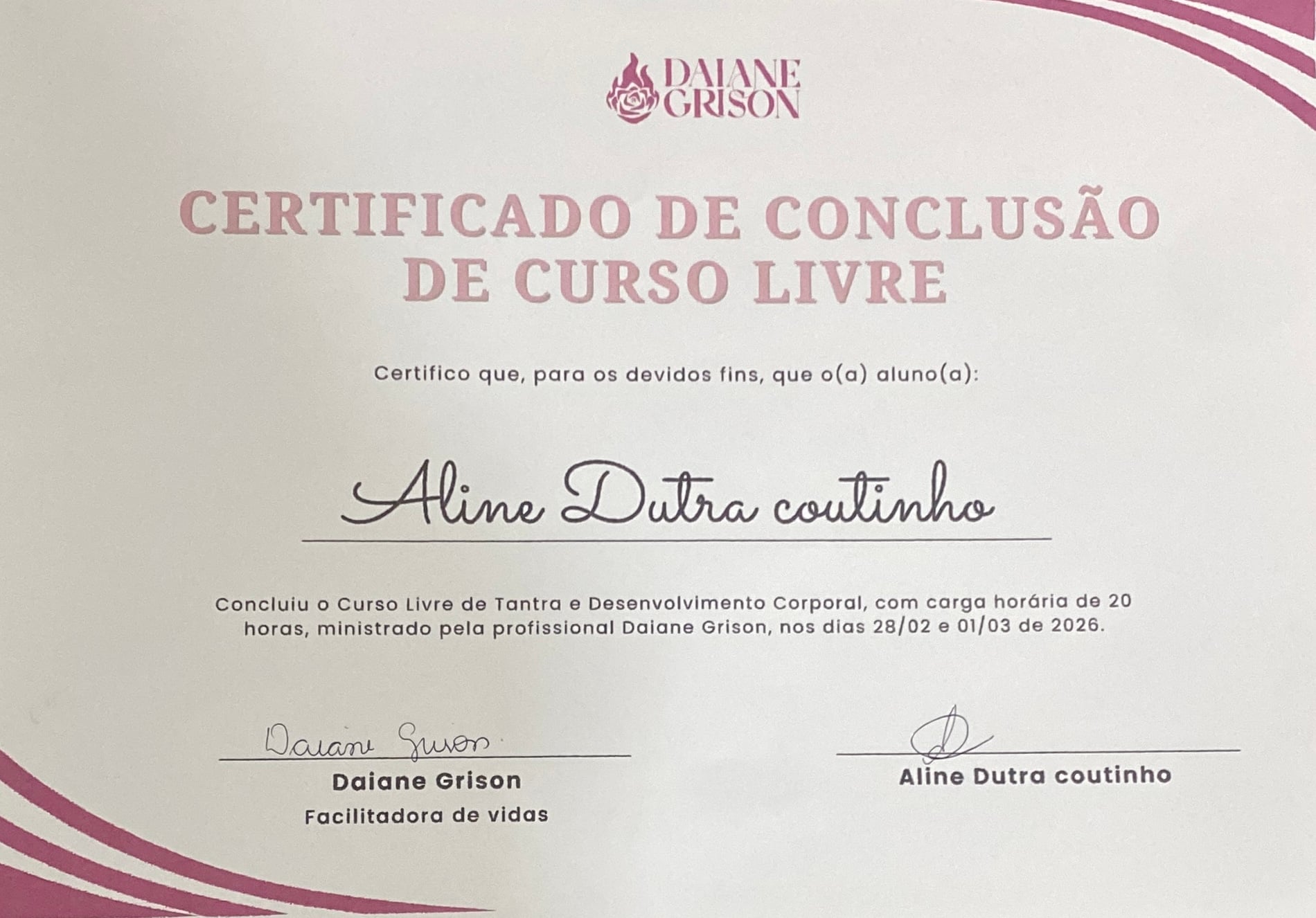 Certificado Profissional