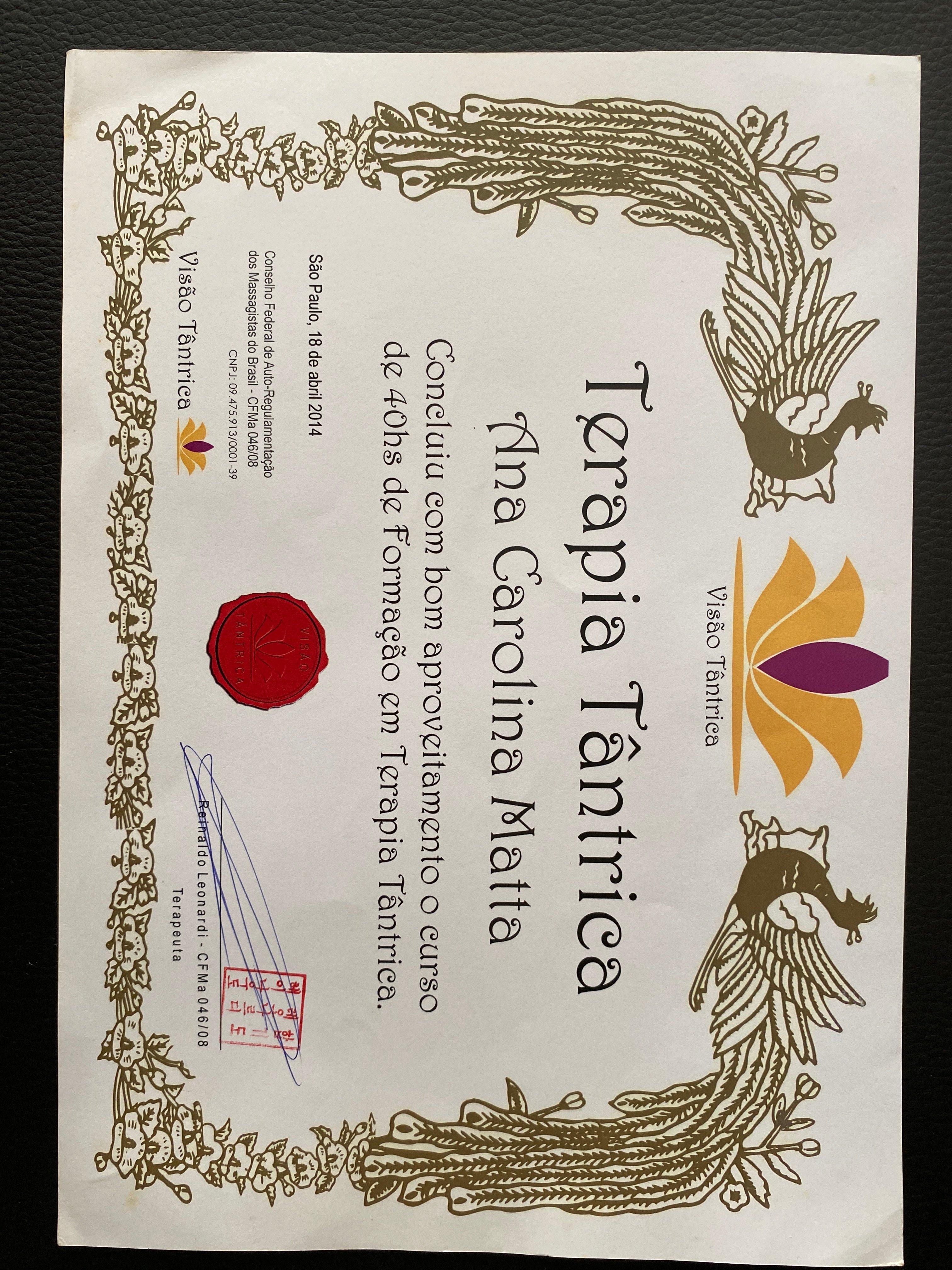 Certificado Profissional