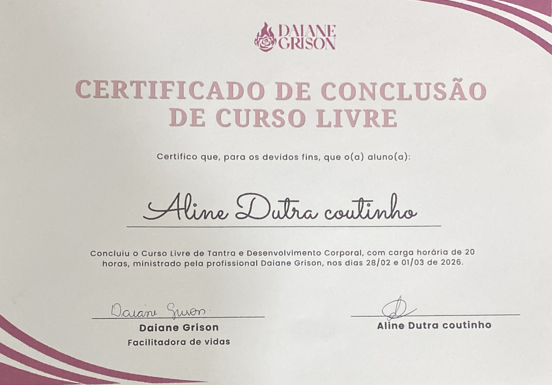 Certificado Profissional