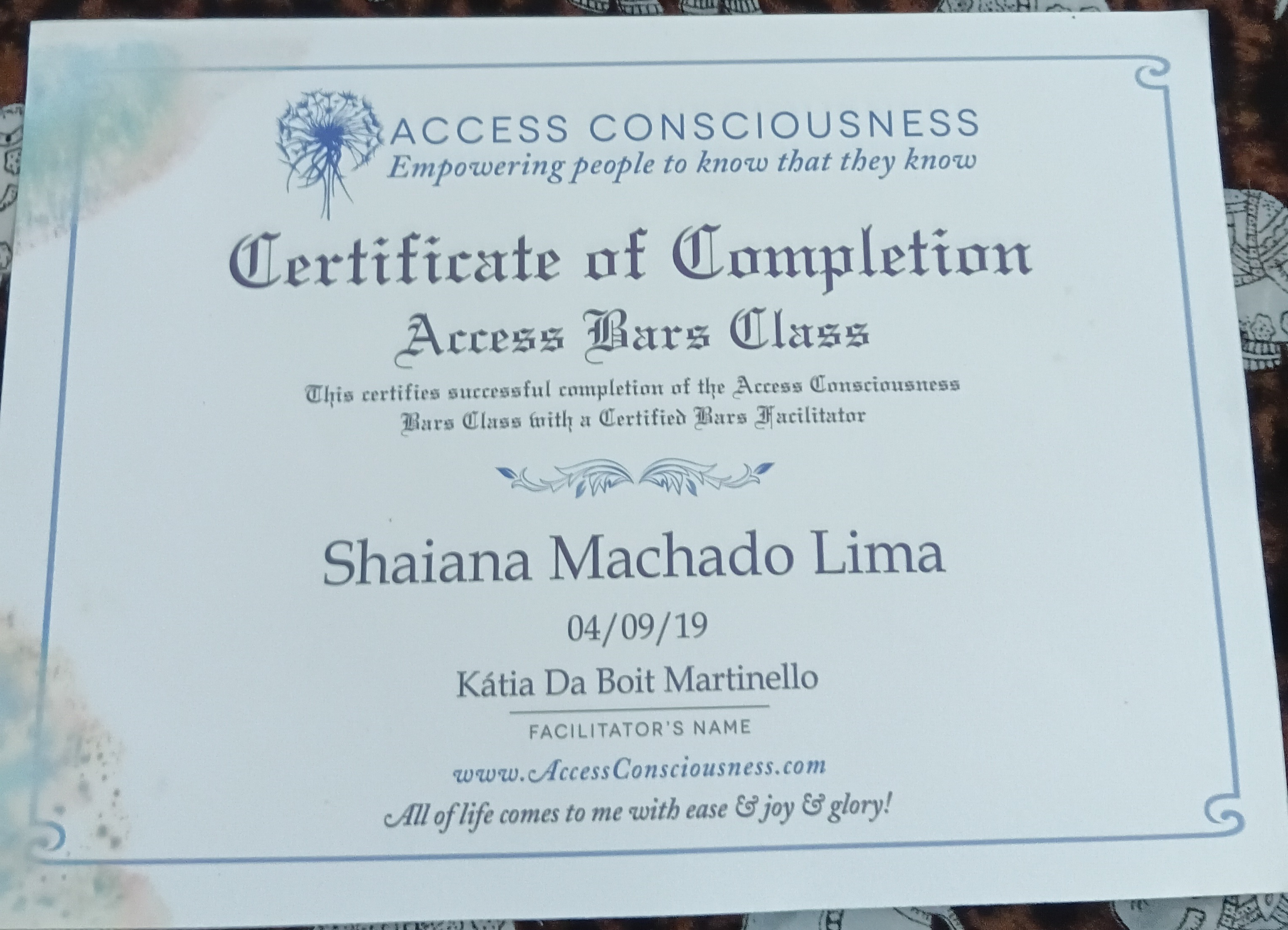 Certificado Profissional