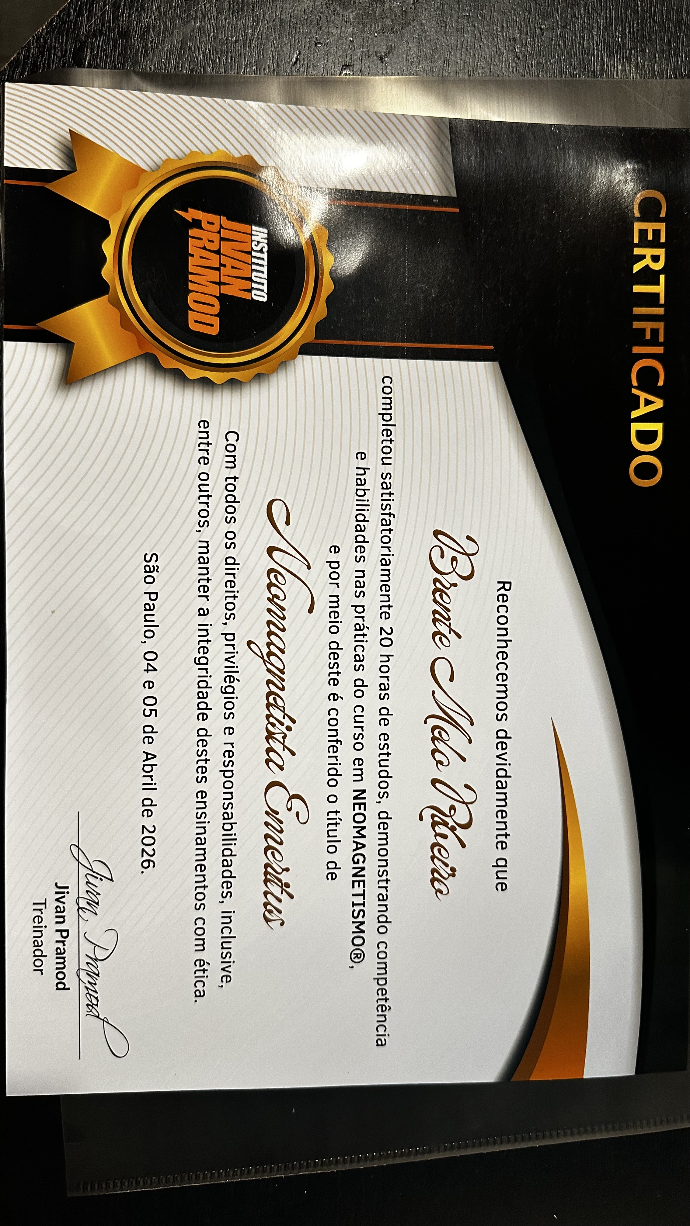 Certificado Profissional