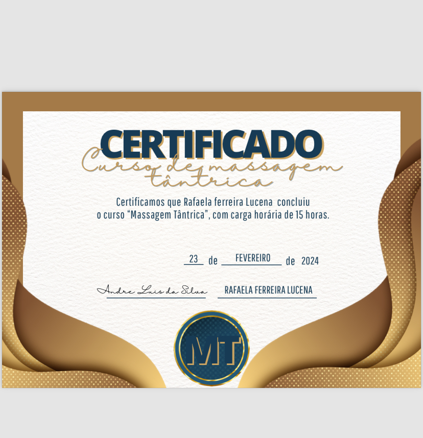 Certificado Profissional