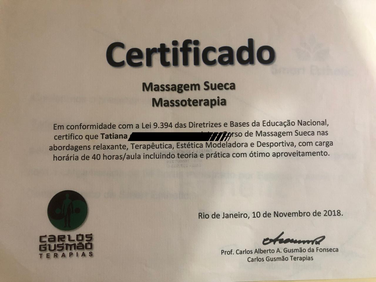 Certificado Profissional