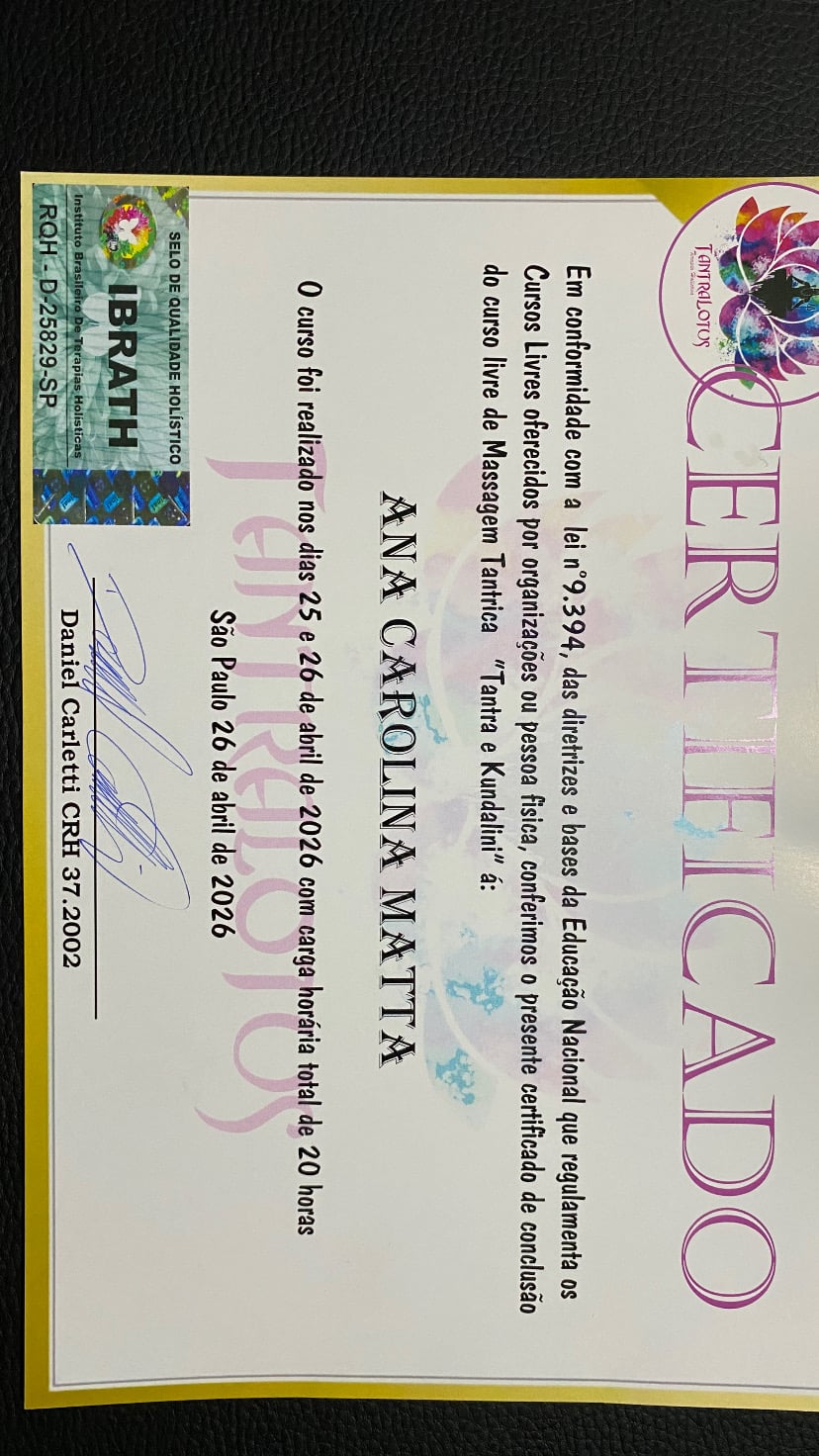 Certificado Profissional
