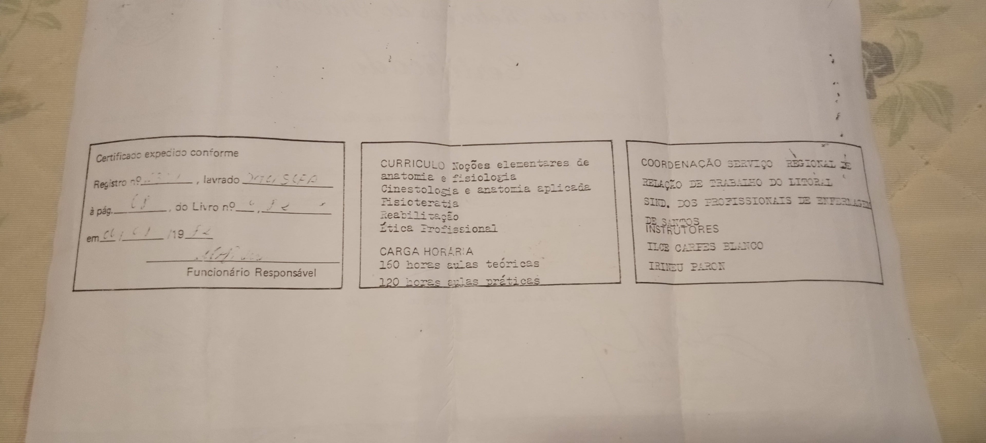 Certificado Profissional