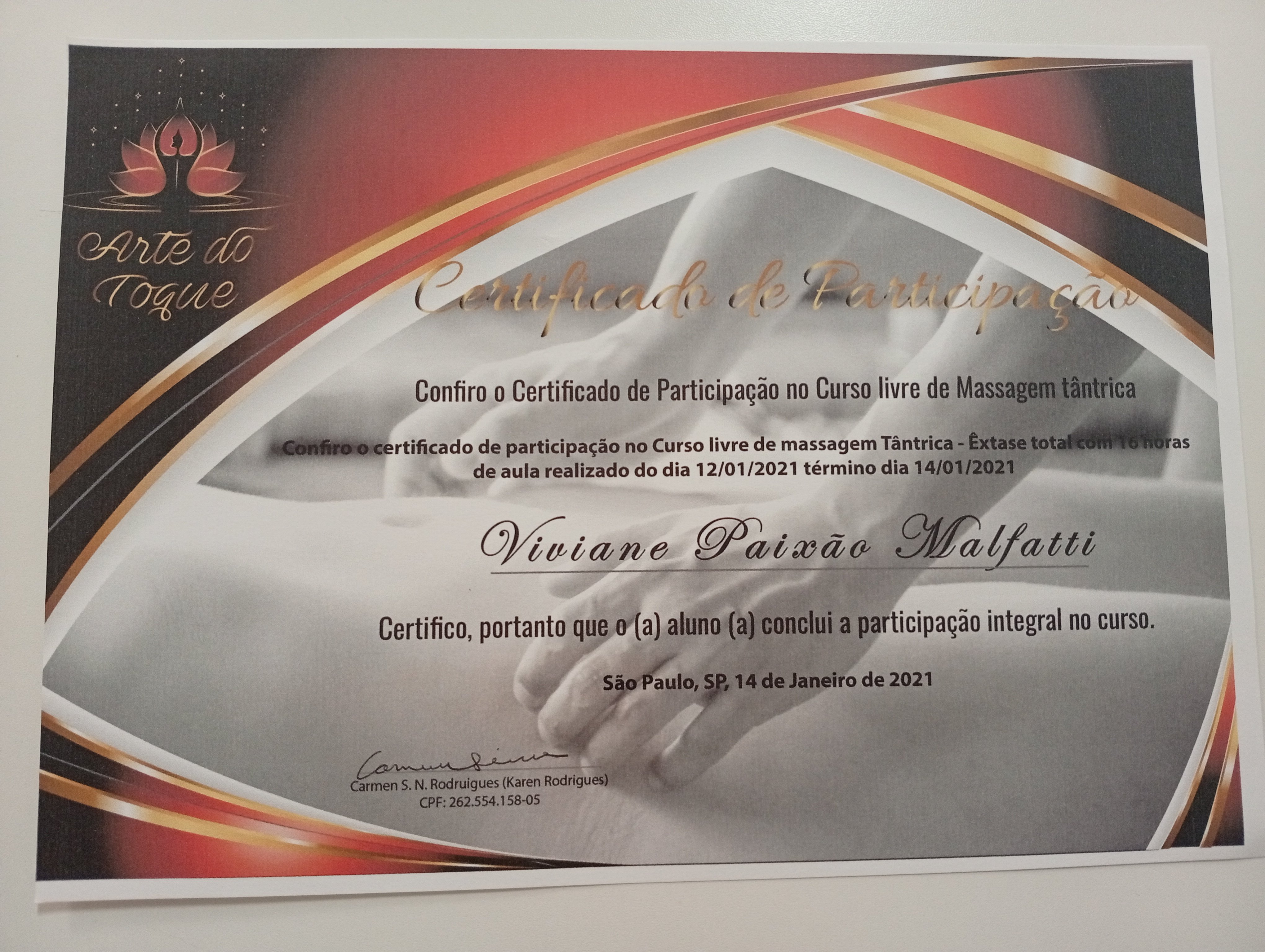 Certificado Profissional