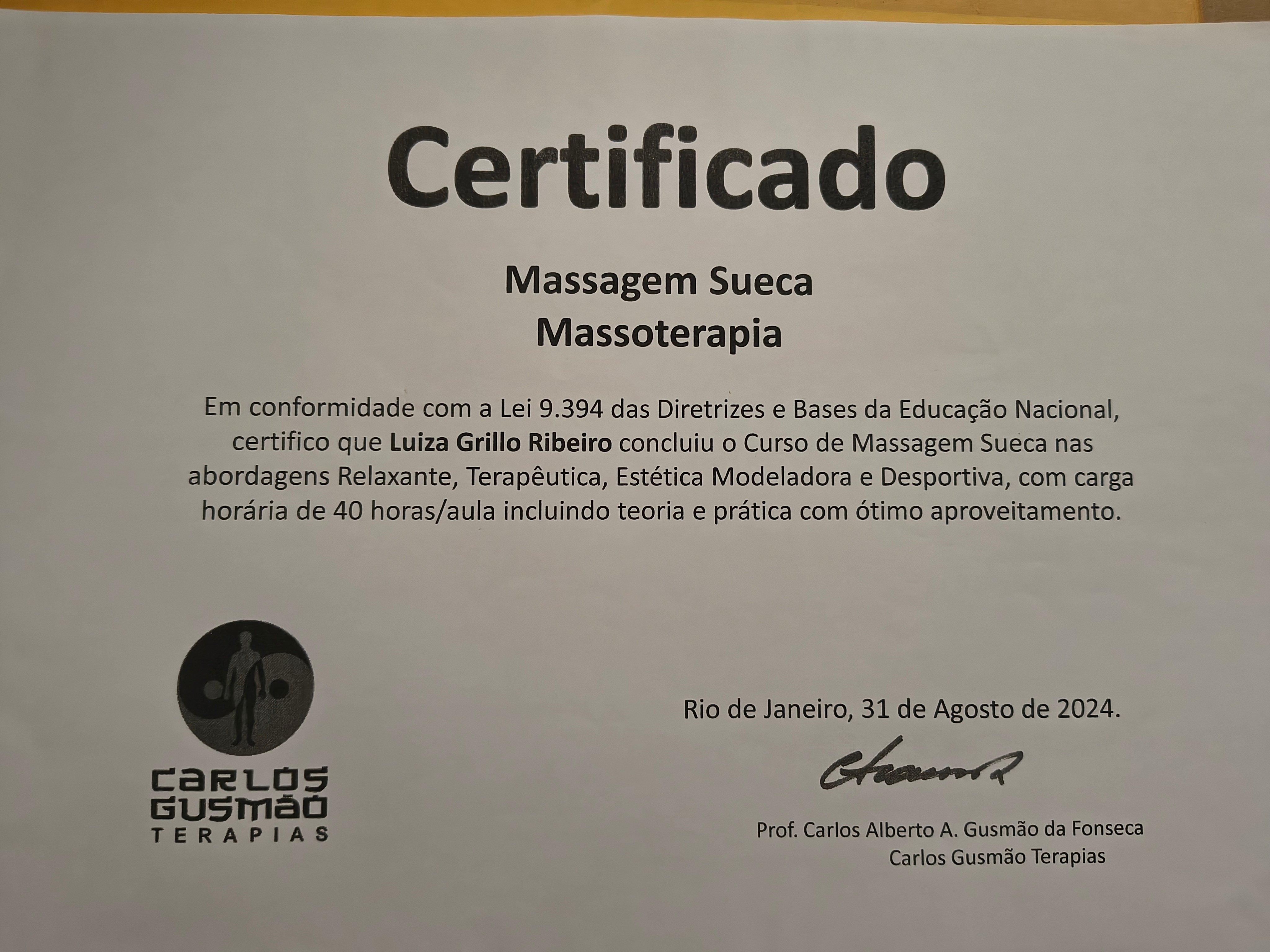 Certificado Profissional