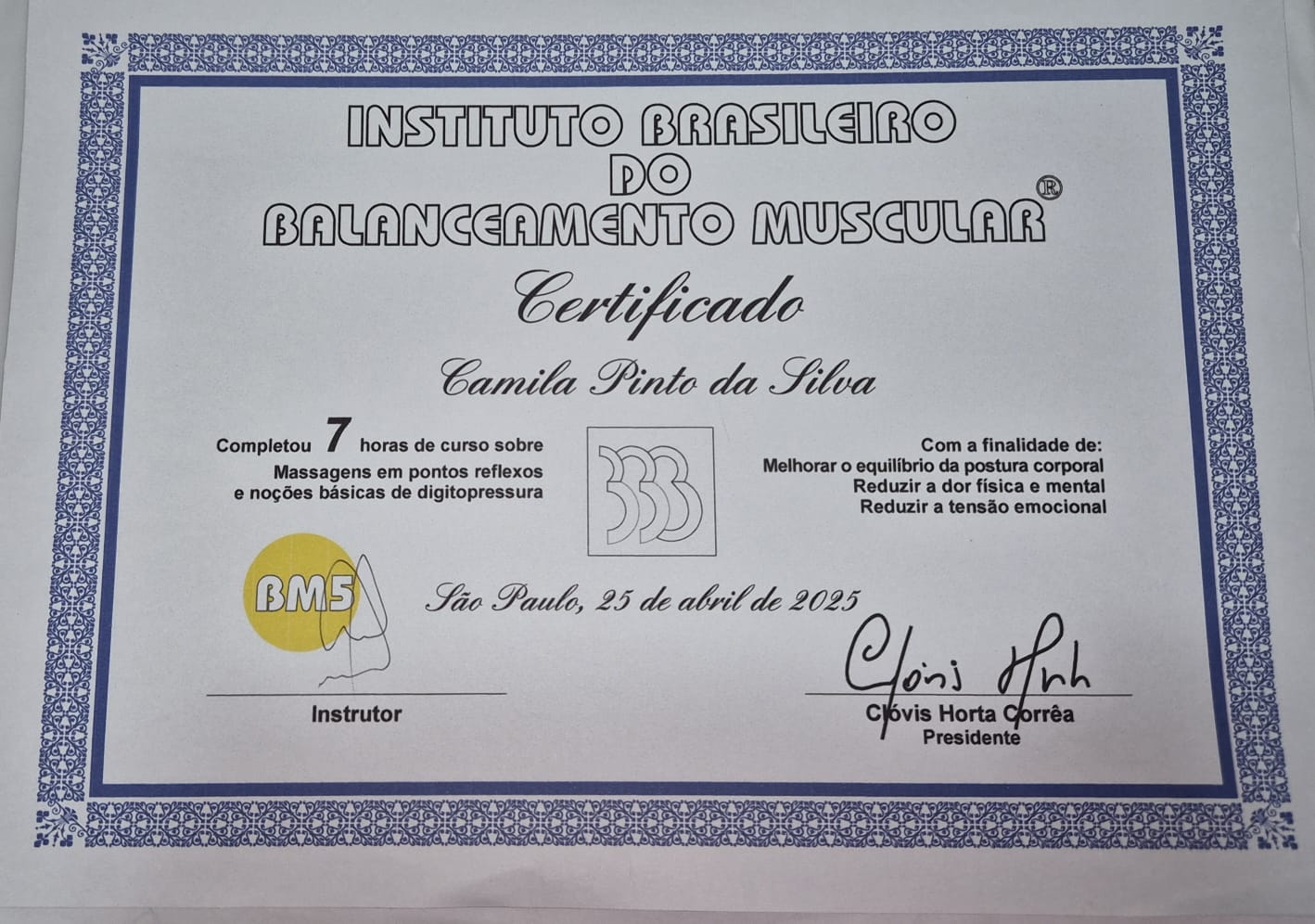 Certificado Profissional