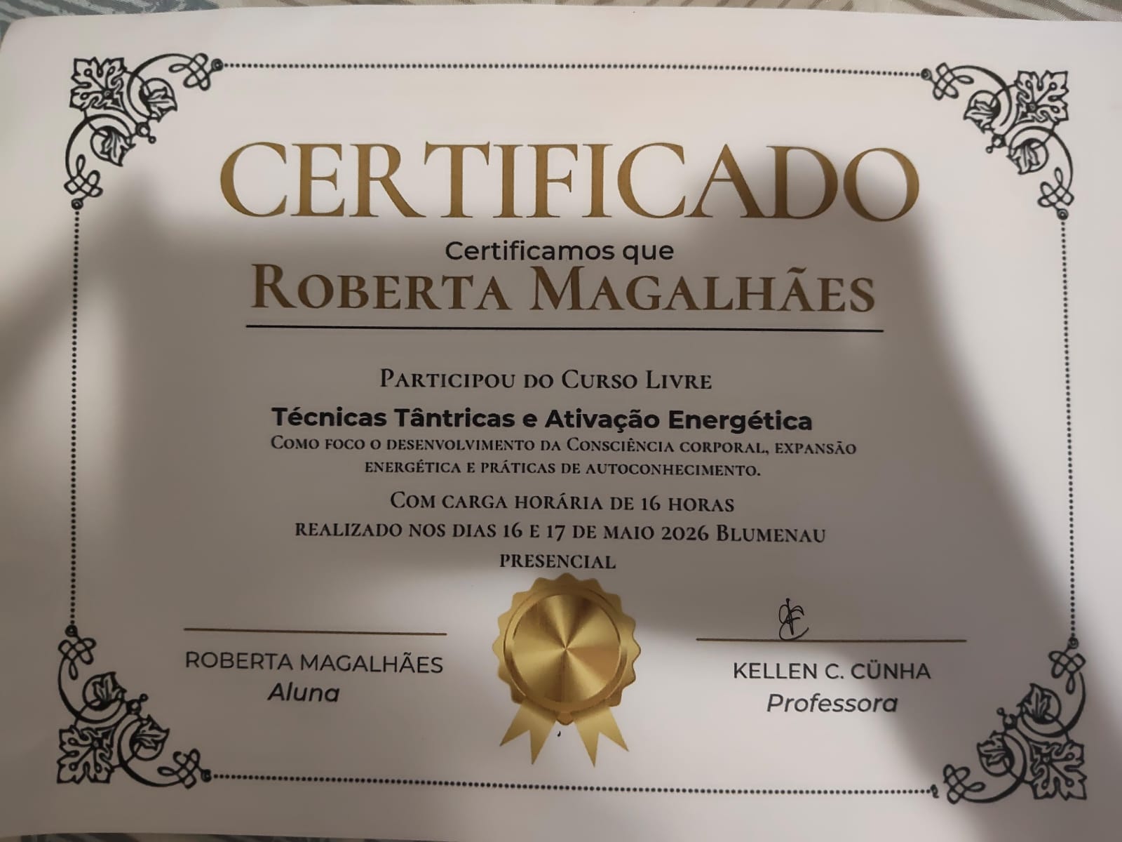 Certificado Profissional
