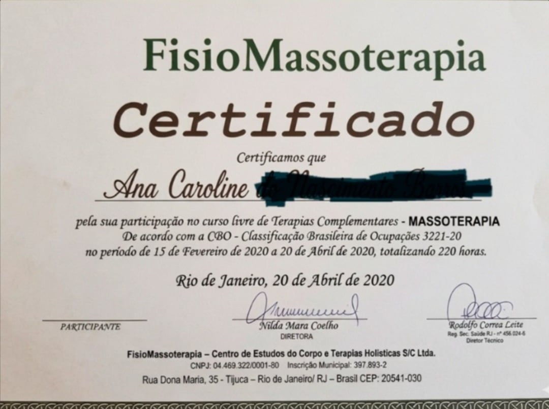 Certificado Profissional