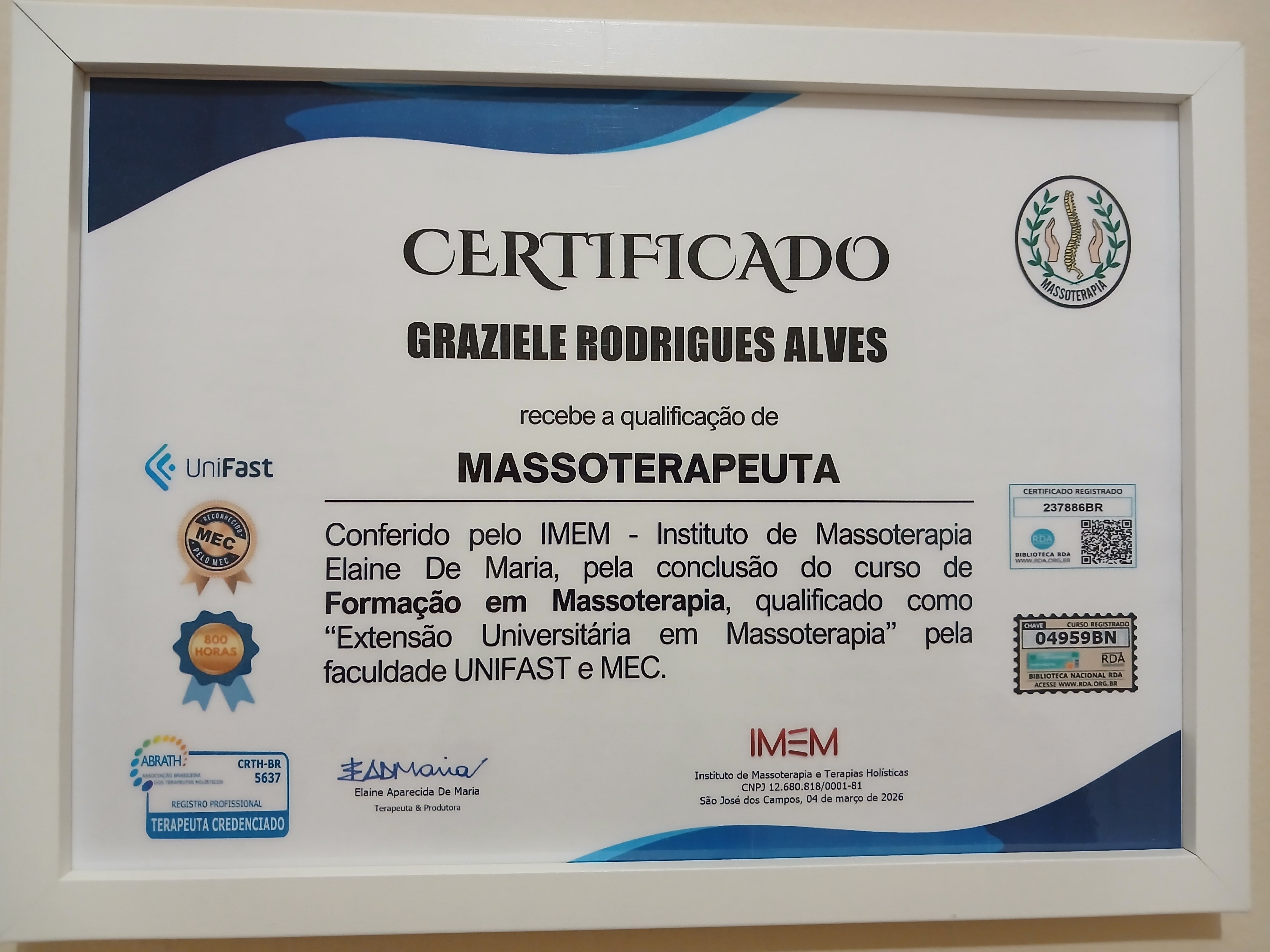 Certificado Profissional