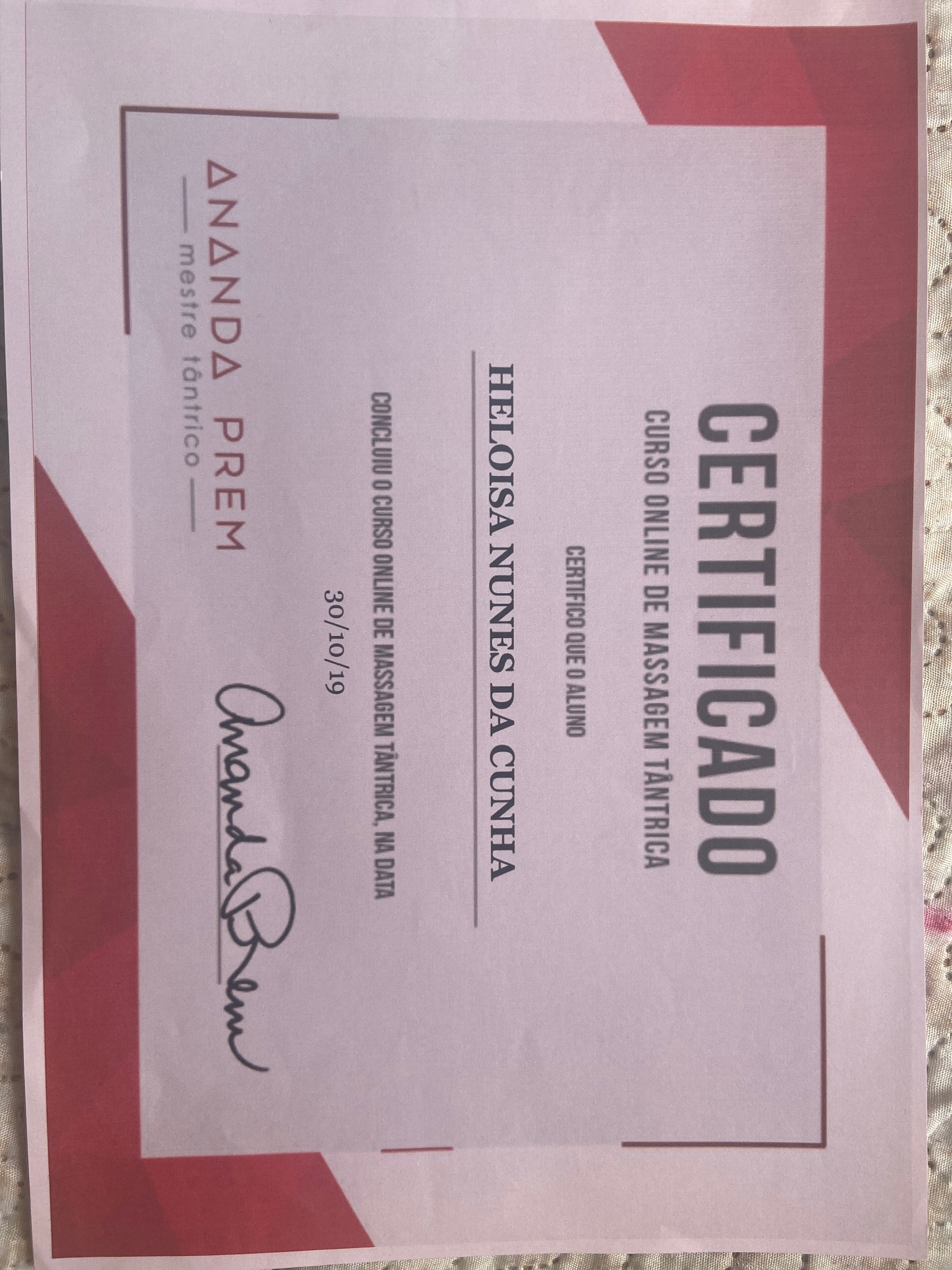 Certificado Profissional