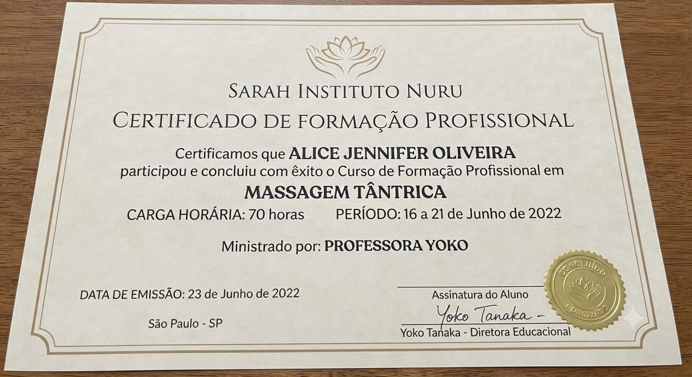 Certificado Profissional