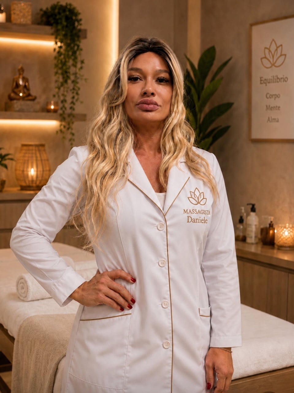 Barbara Tomazini especialista em massagens sensuais e relaxantes.