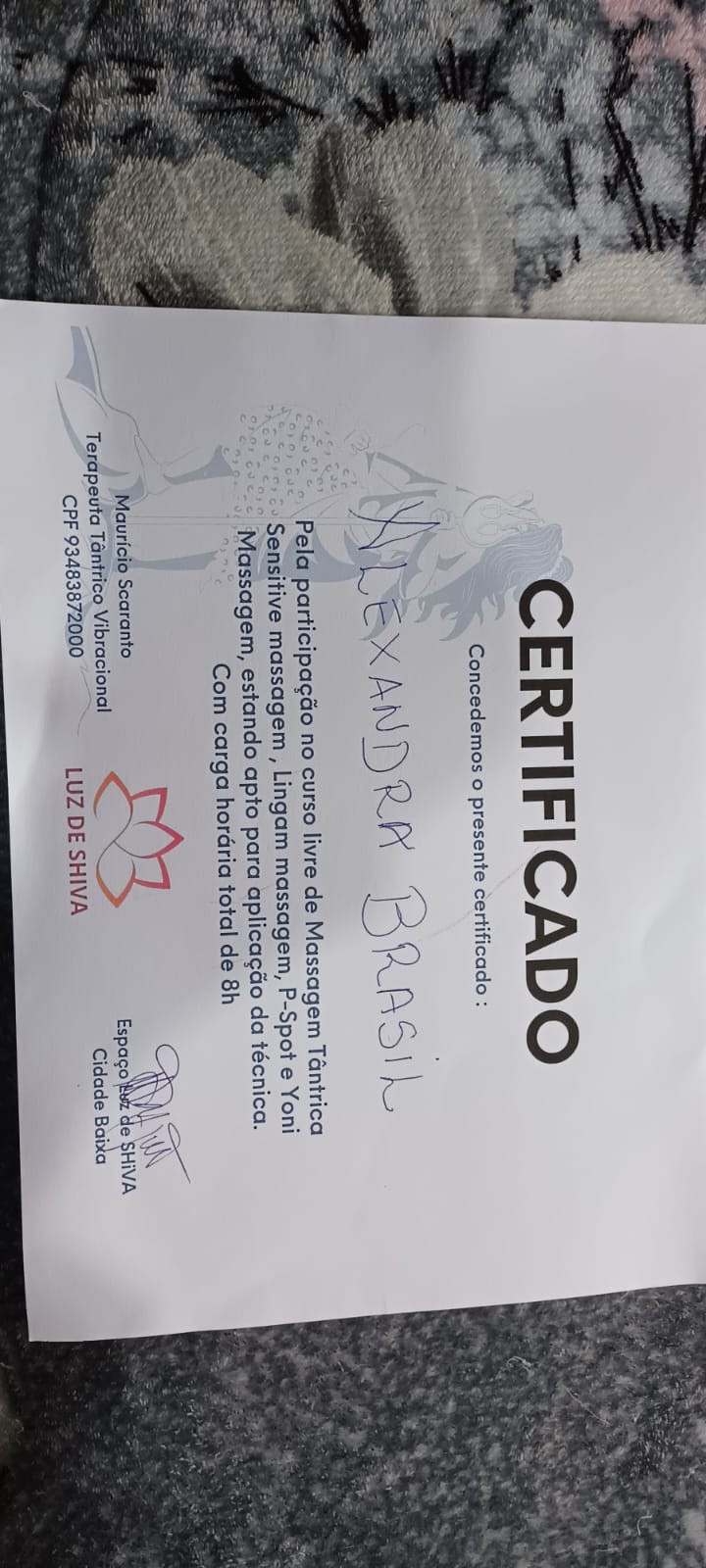 Certificado Profissional