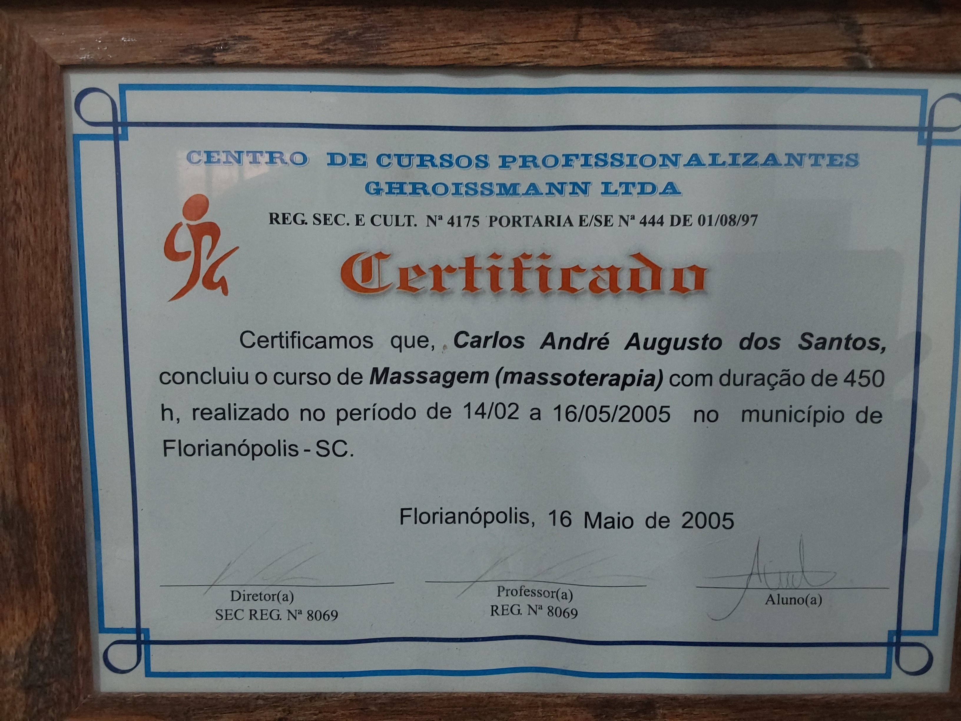 Certificado Profissional