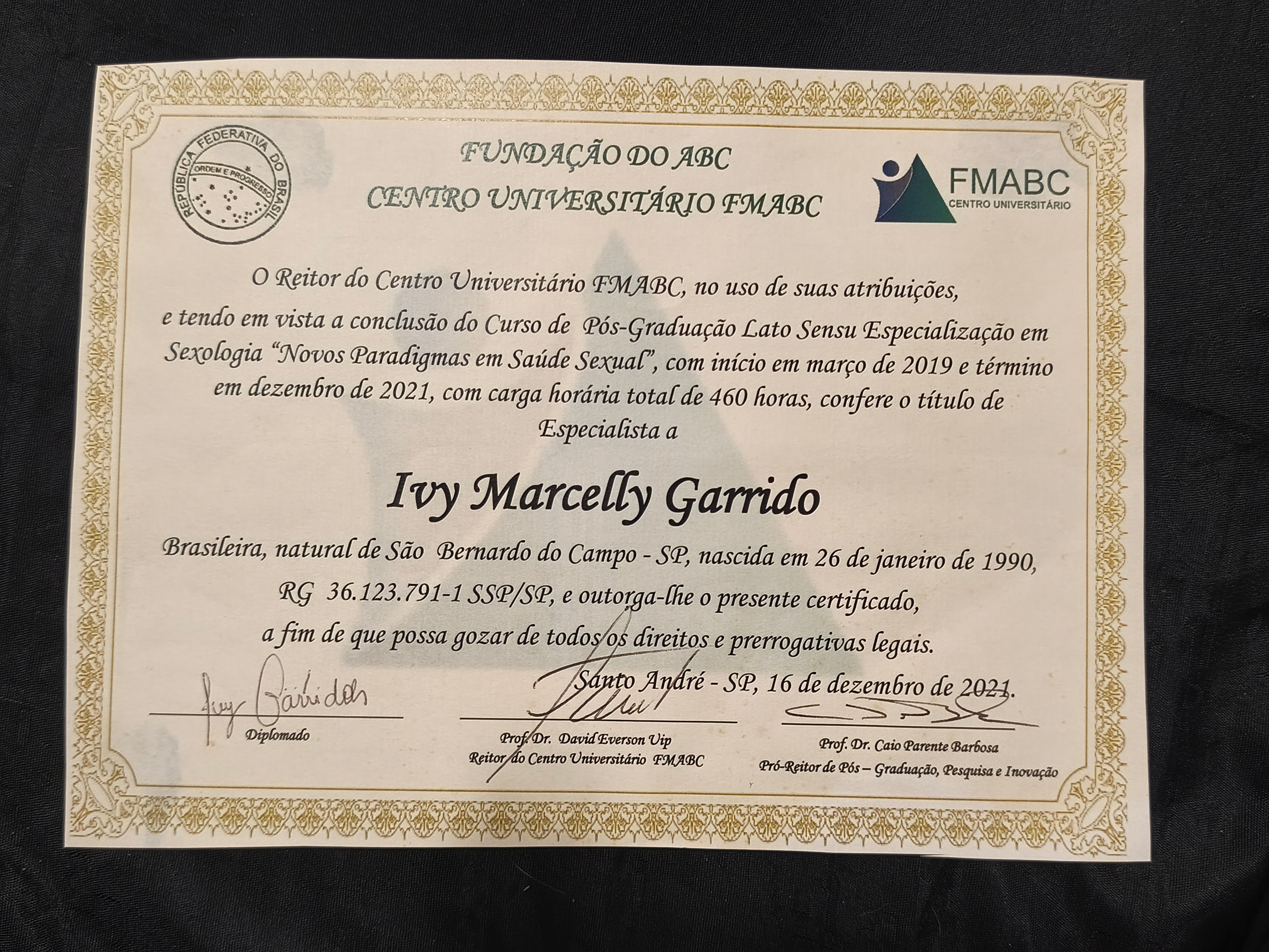 Certificado Profissional
