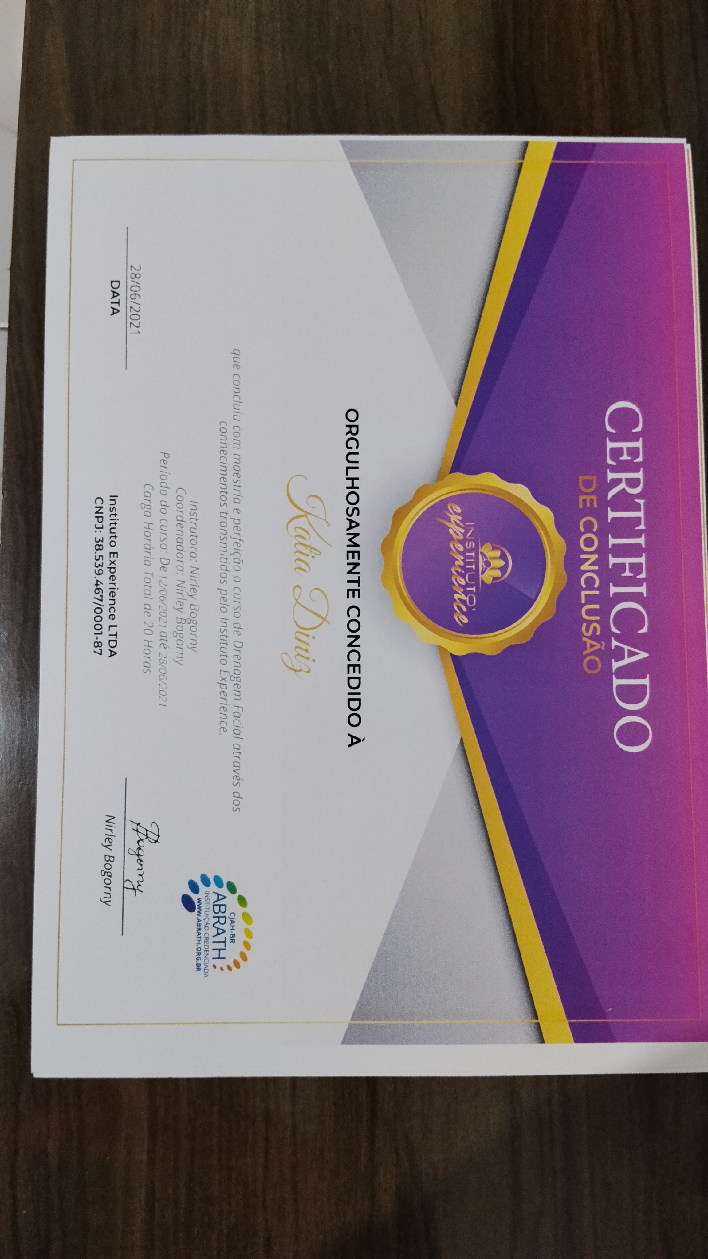 Certificado Profissional