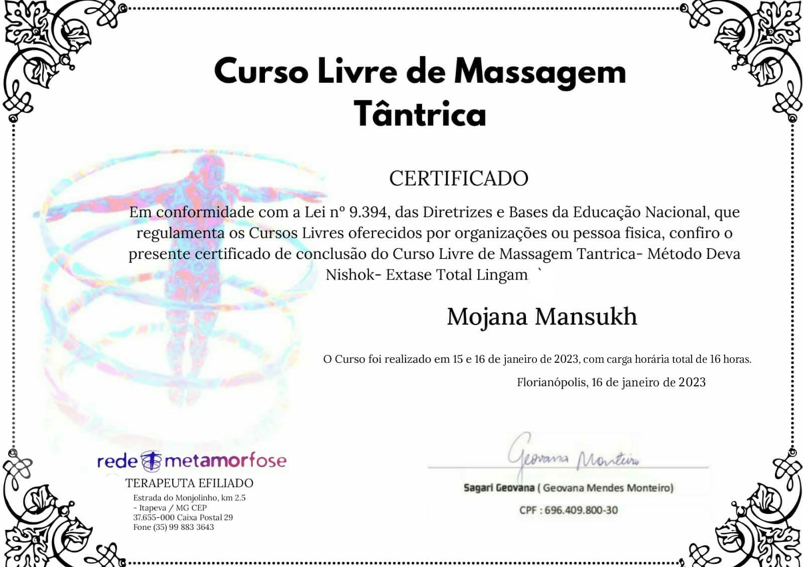 Certificado Profissional