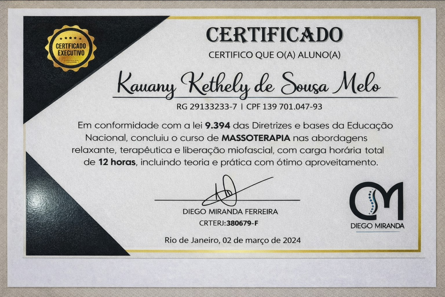Certificado Profissional