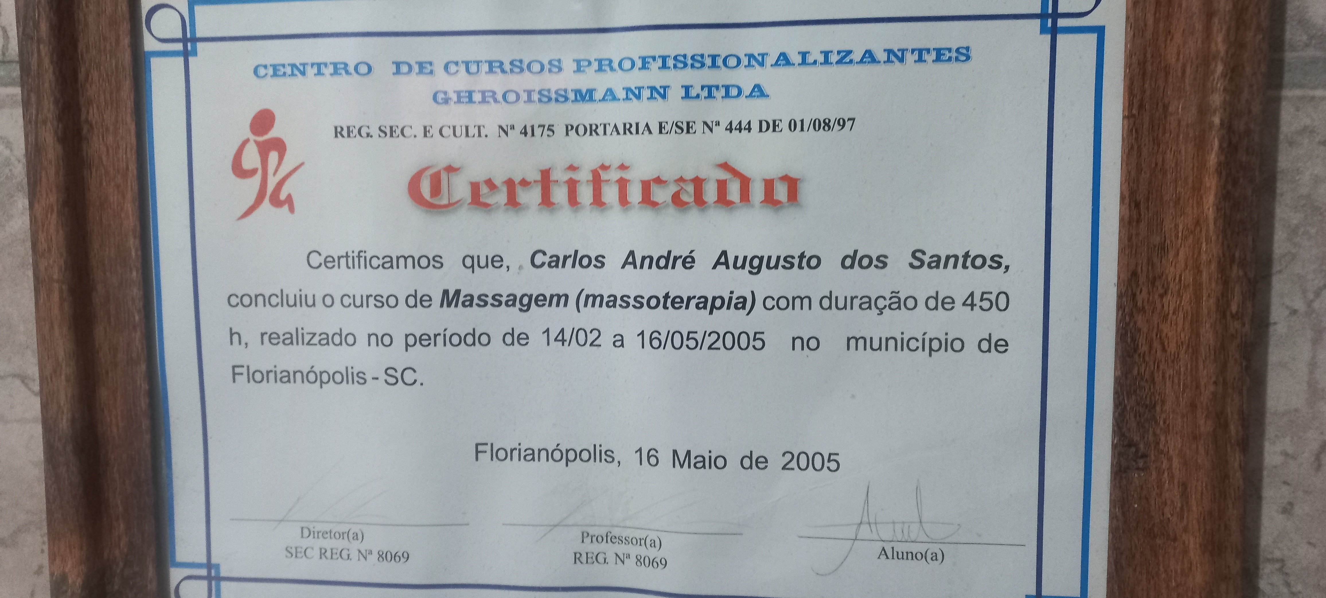 Certificado Profissional