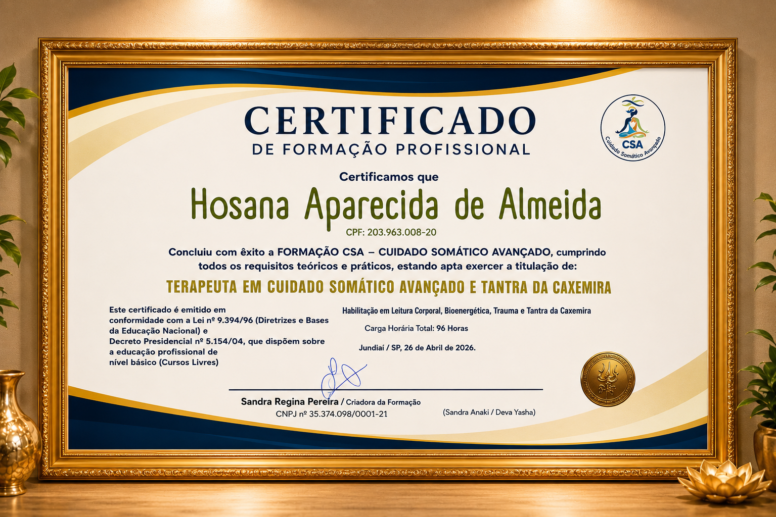 Certificado Profissional
