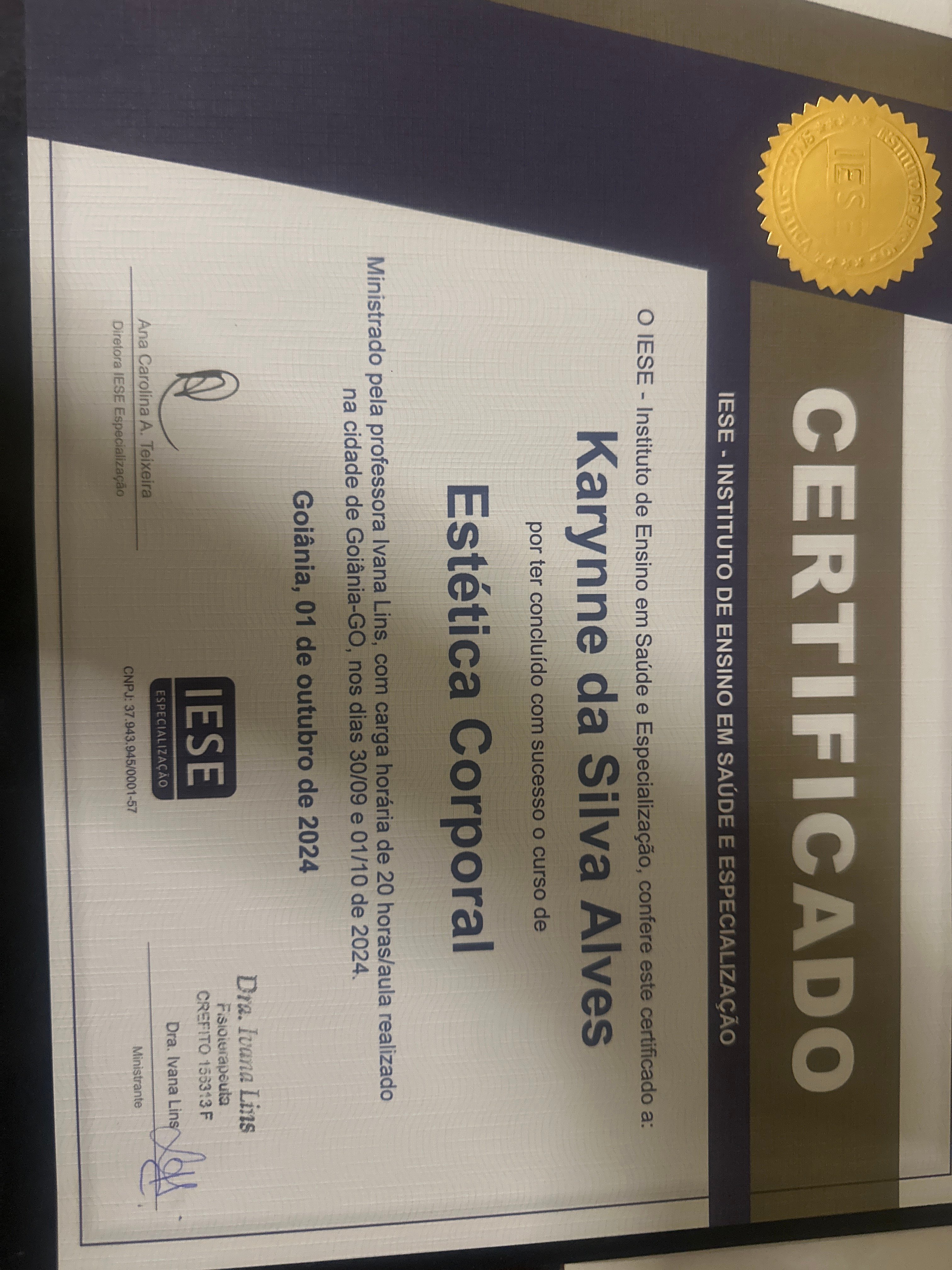 Certificado Profissional