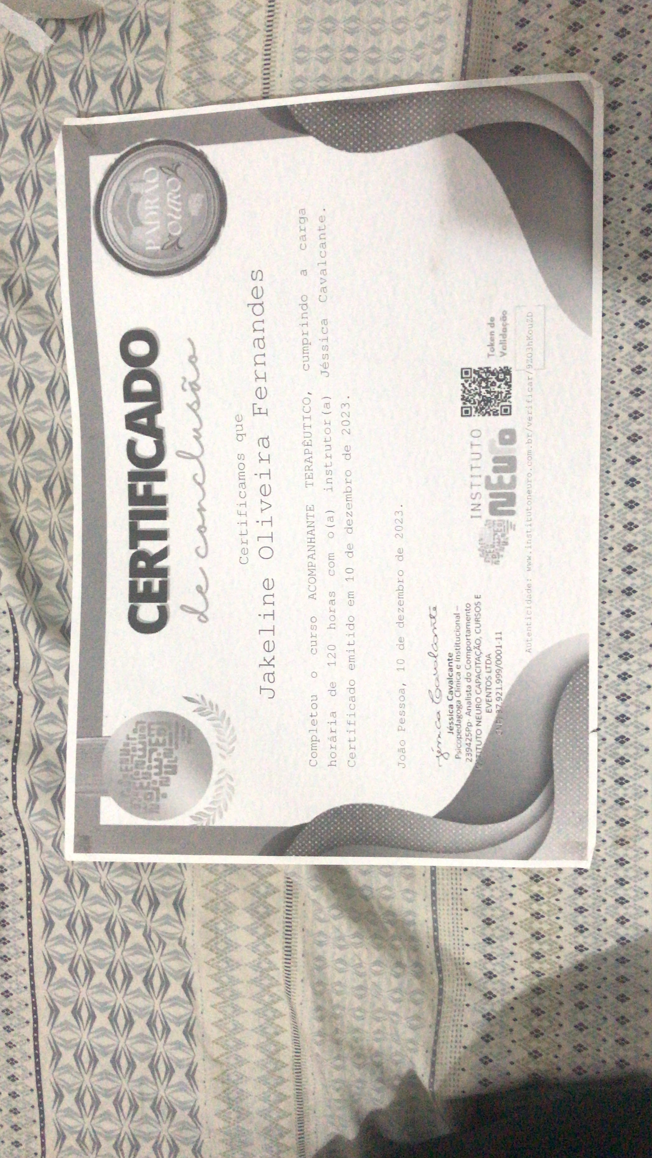 Certificado Profissional