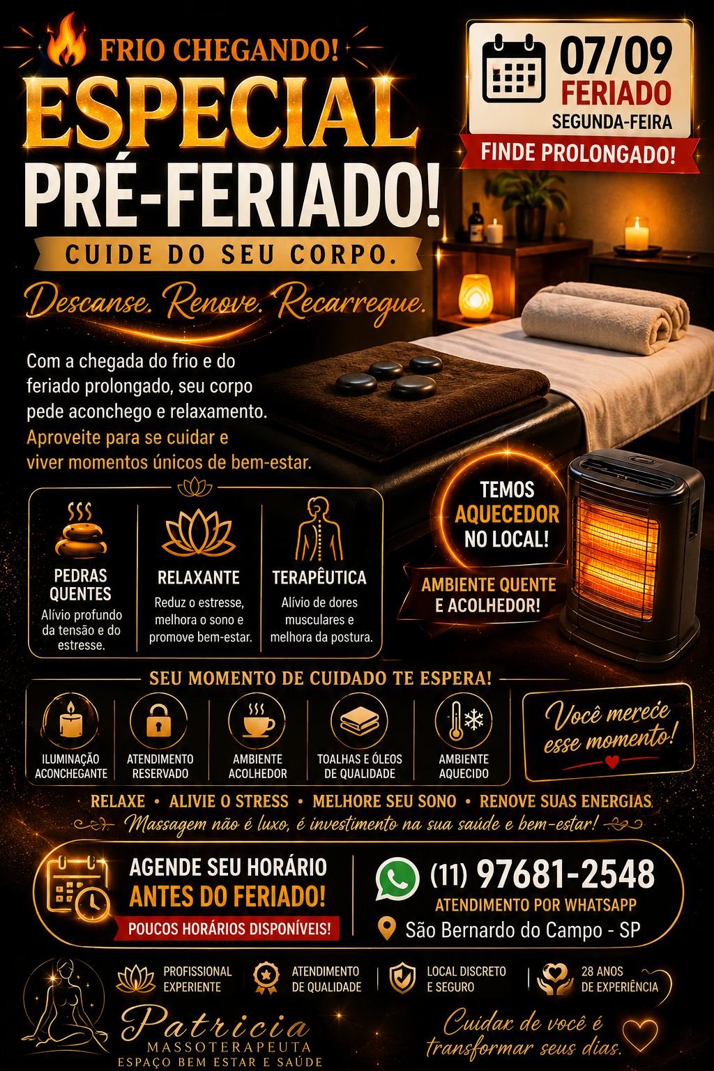 “PATRÍCIA • 28 ANOS DE EXPERIÊNCIA | EXCLUSIVO PARA HOMENS MADUROS 40+