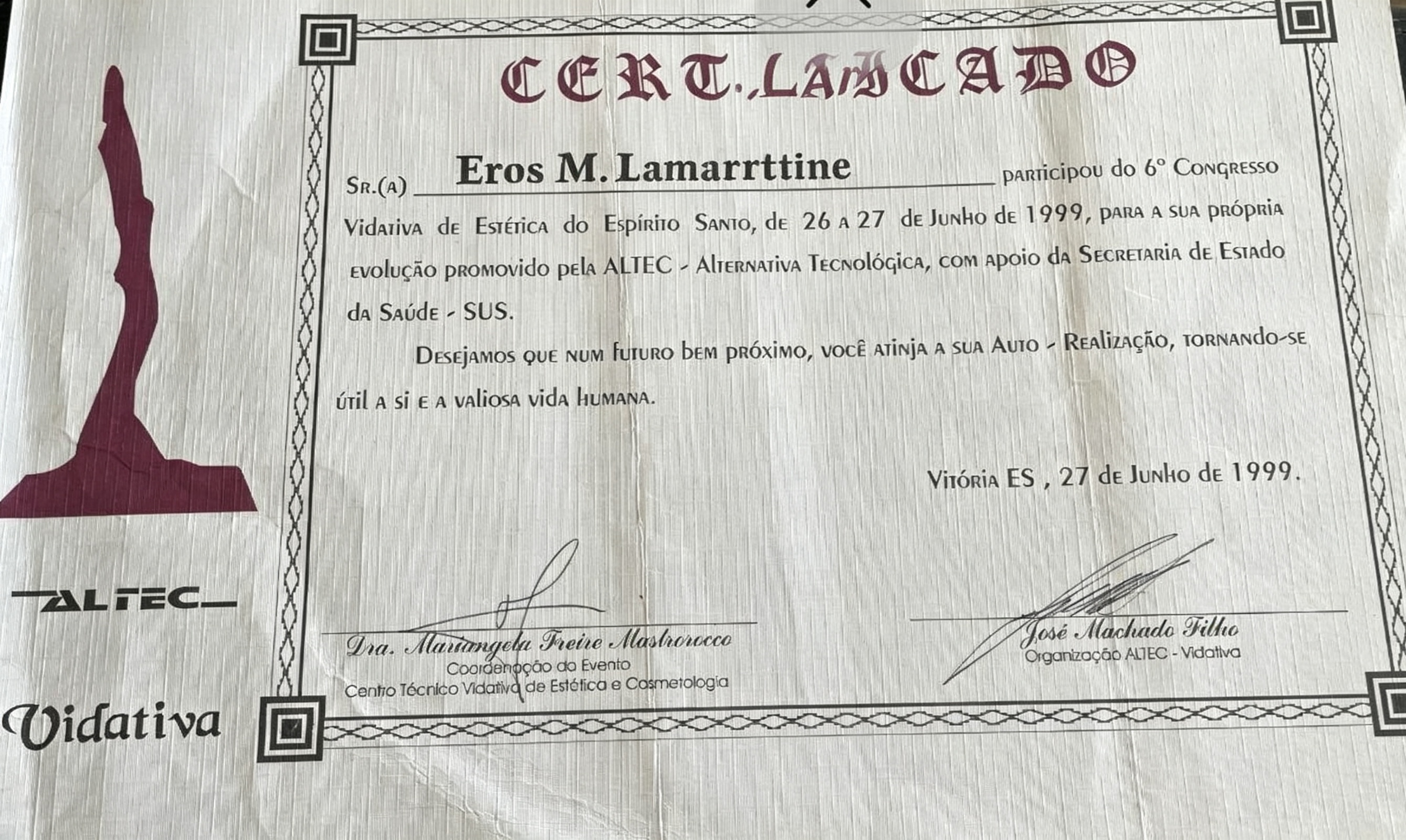 Certificado Profissional