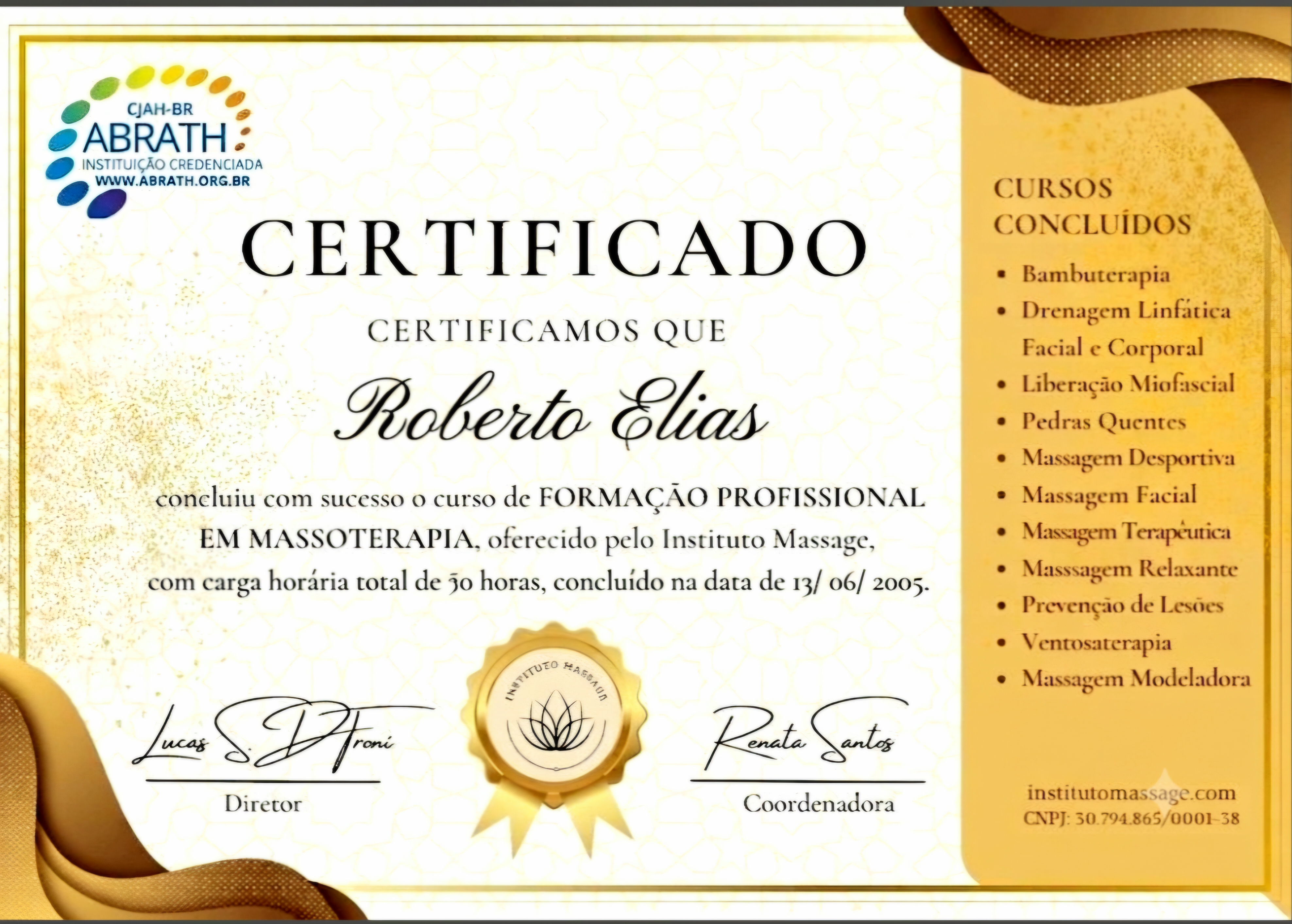 Certificado Profissional