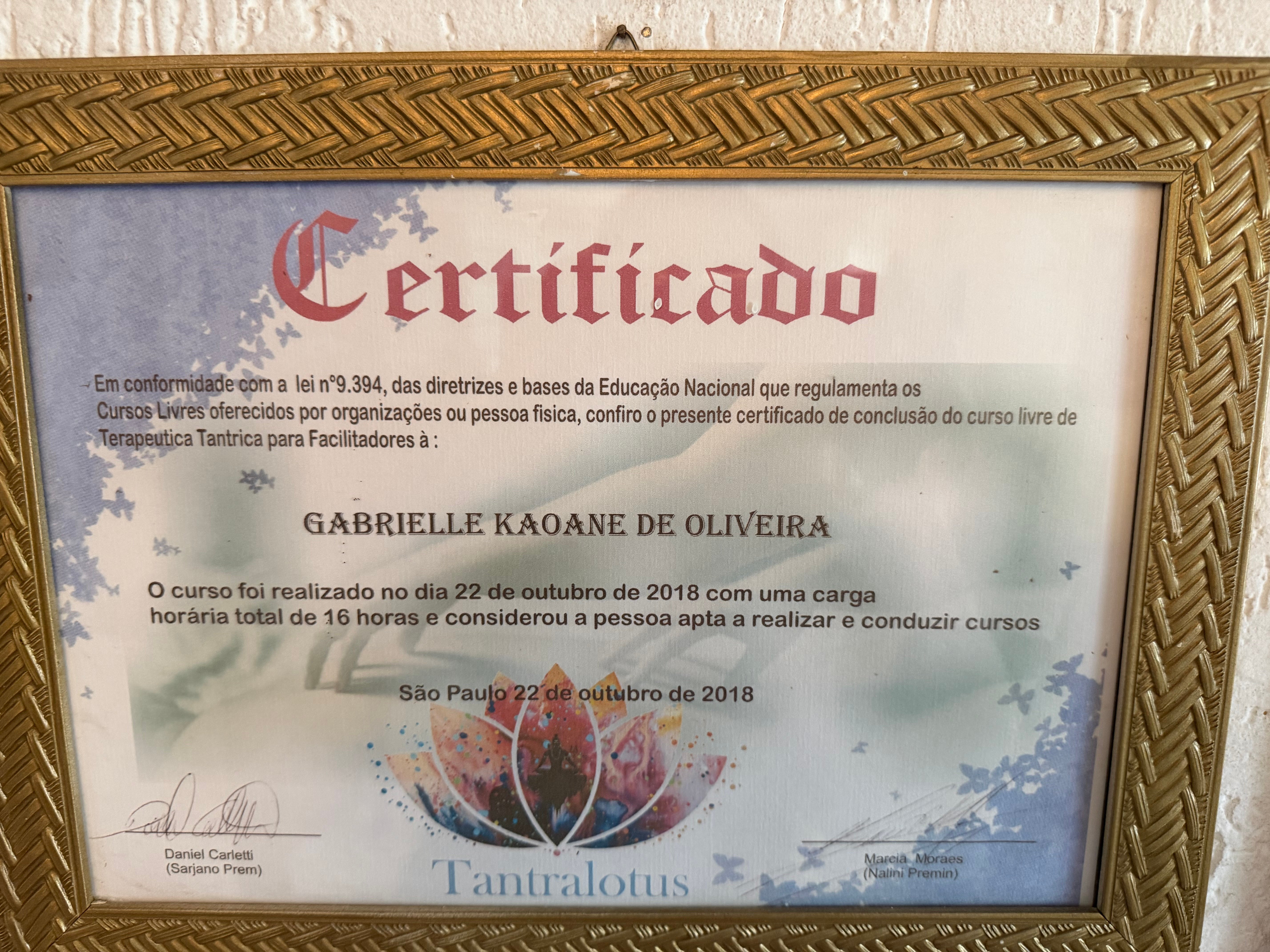 Certificado Profissional