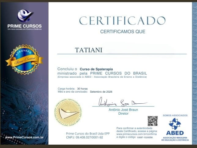 Certificado Profissional