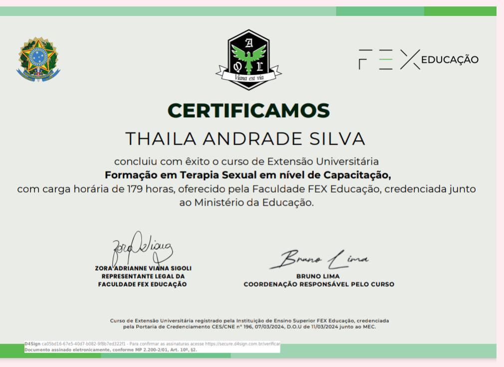 Certificado Profissional
