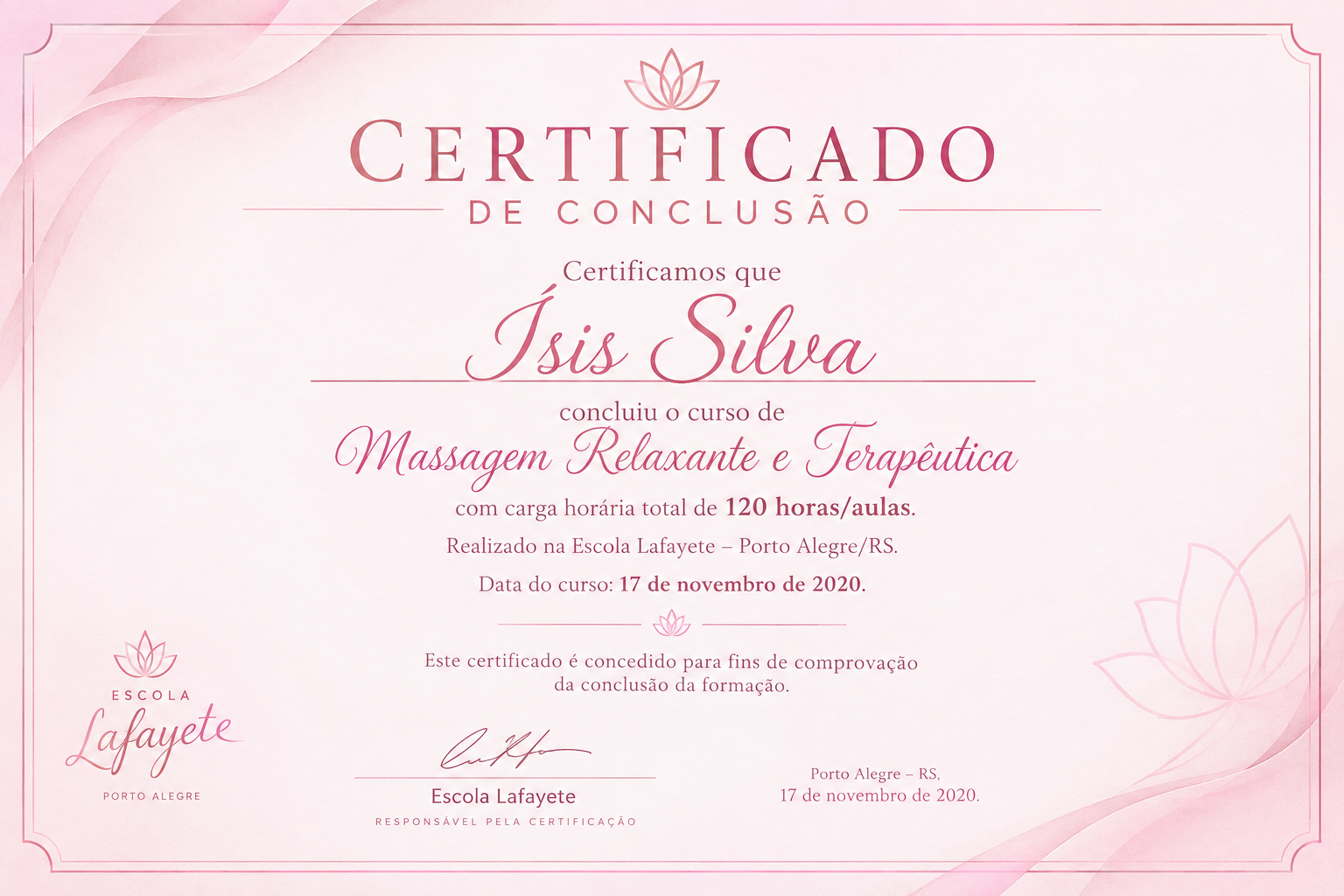 Certificado Profissional