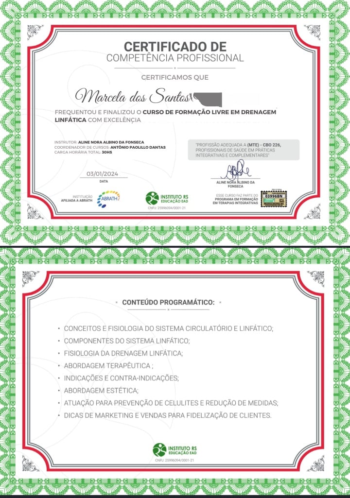 Certificado Profissional